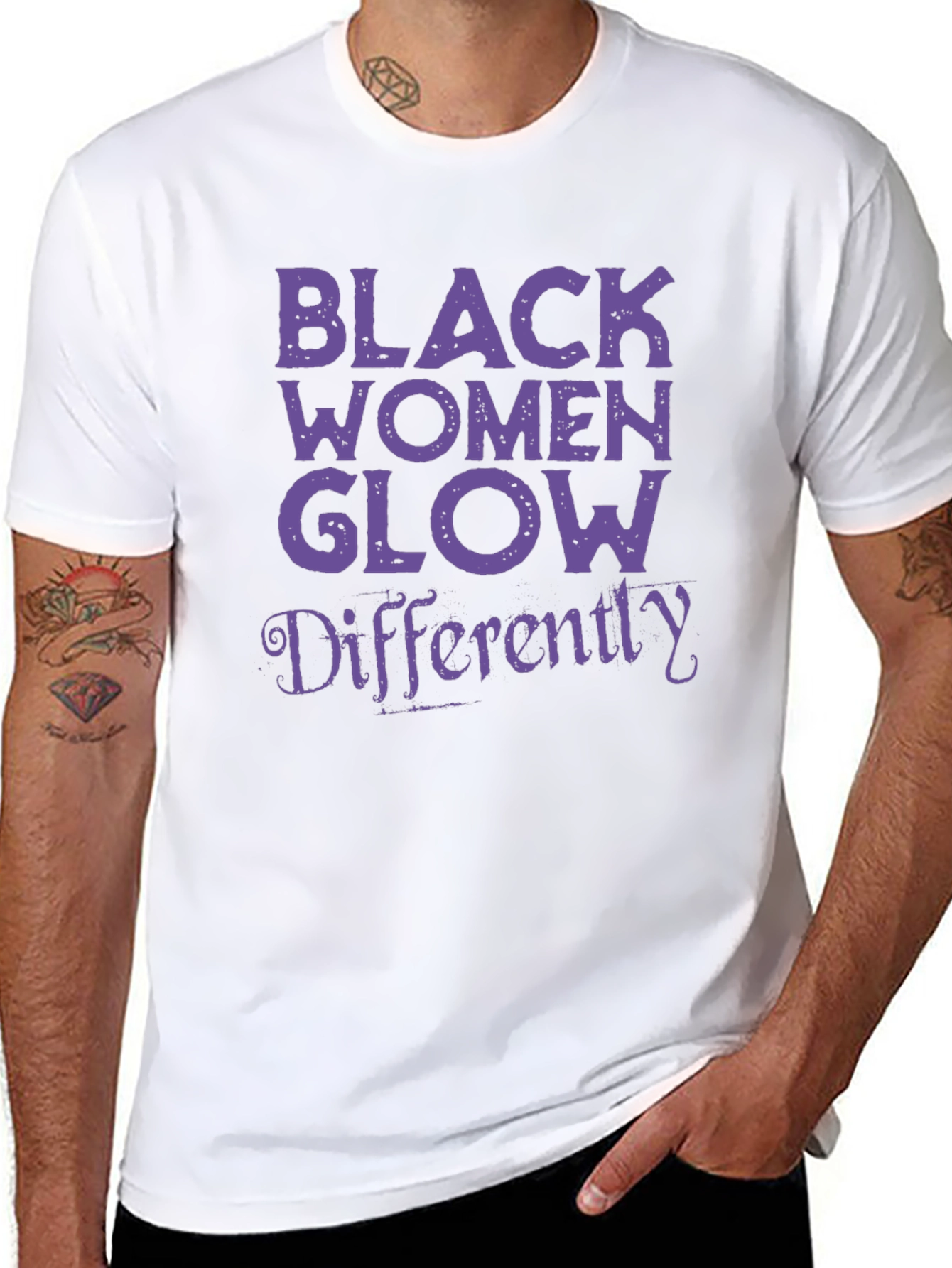 Black Women Glow Differently T-Shirt