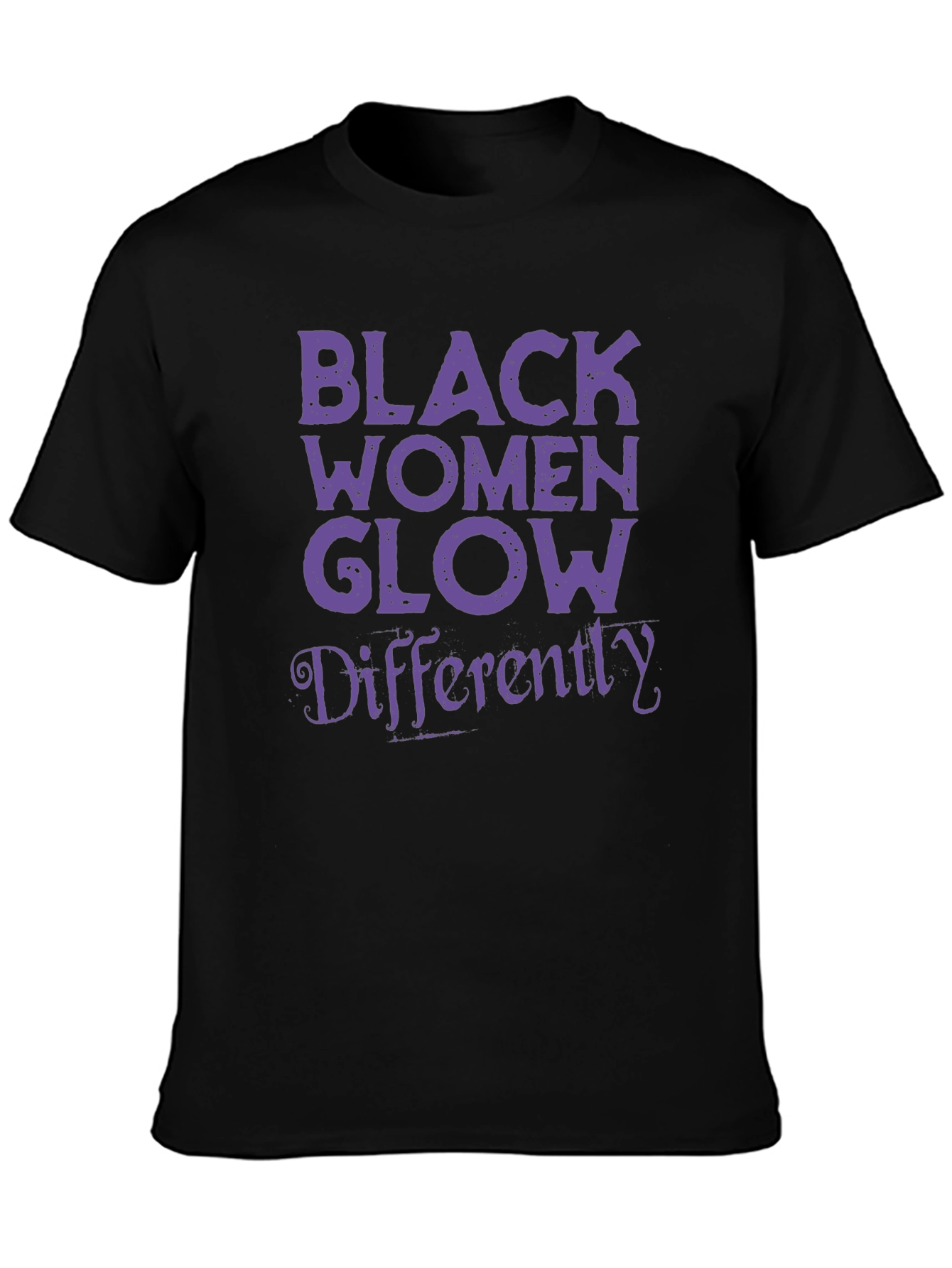Black Women Glow Differently T-Shirt