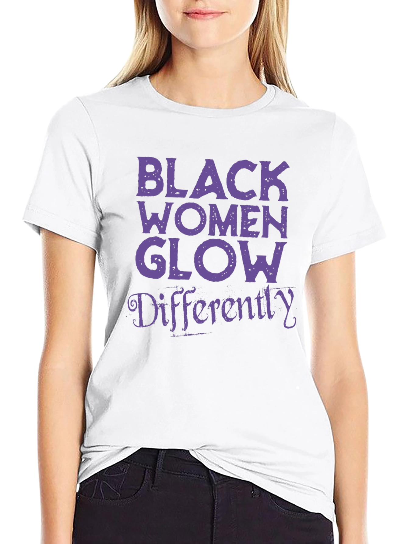 Black Women Glow Differently T-Shirt
