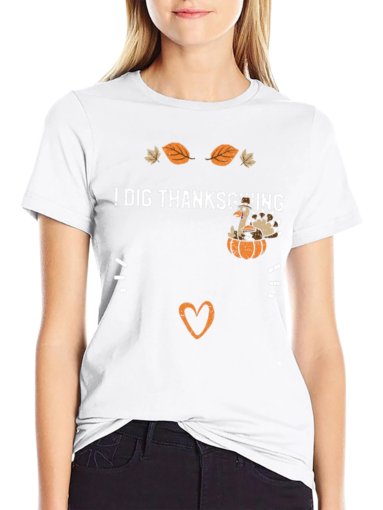 Thanksgiving Turkey Graphic Tee - I Dig Thanksgiving