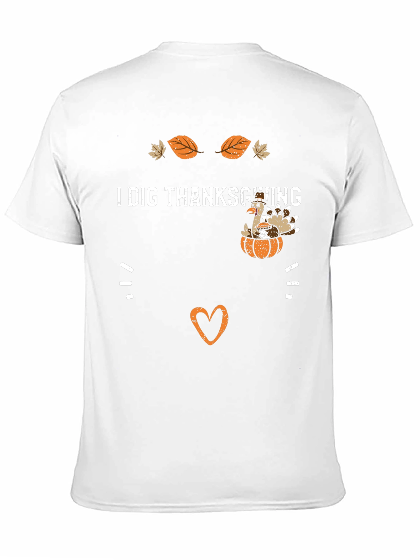 Thanksgiving Turkey Graphic Tee - I Dig Thanksgiving