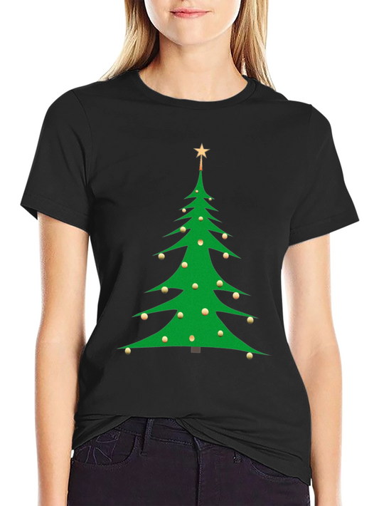 Festive Christmas Tree Graphic Tee