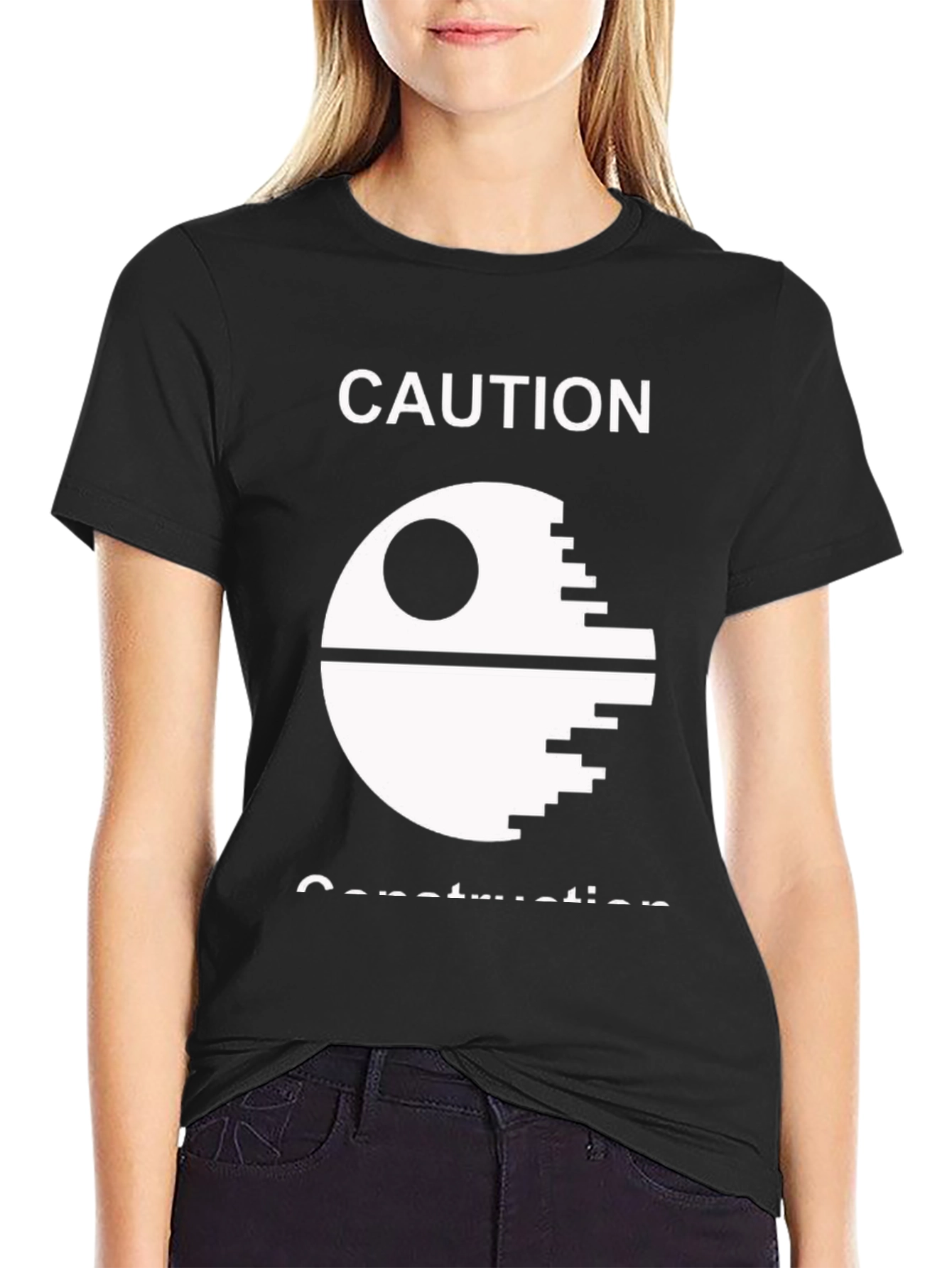 Caution Death Star Construction T-Shirt