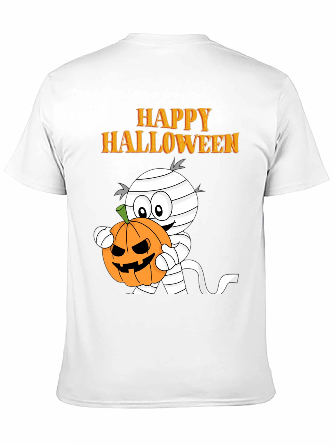 Happy Halloween Mummy Pumpkin T-Shirt