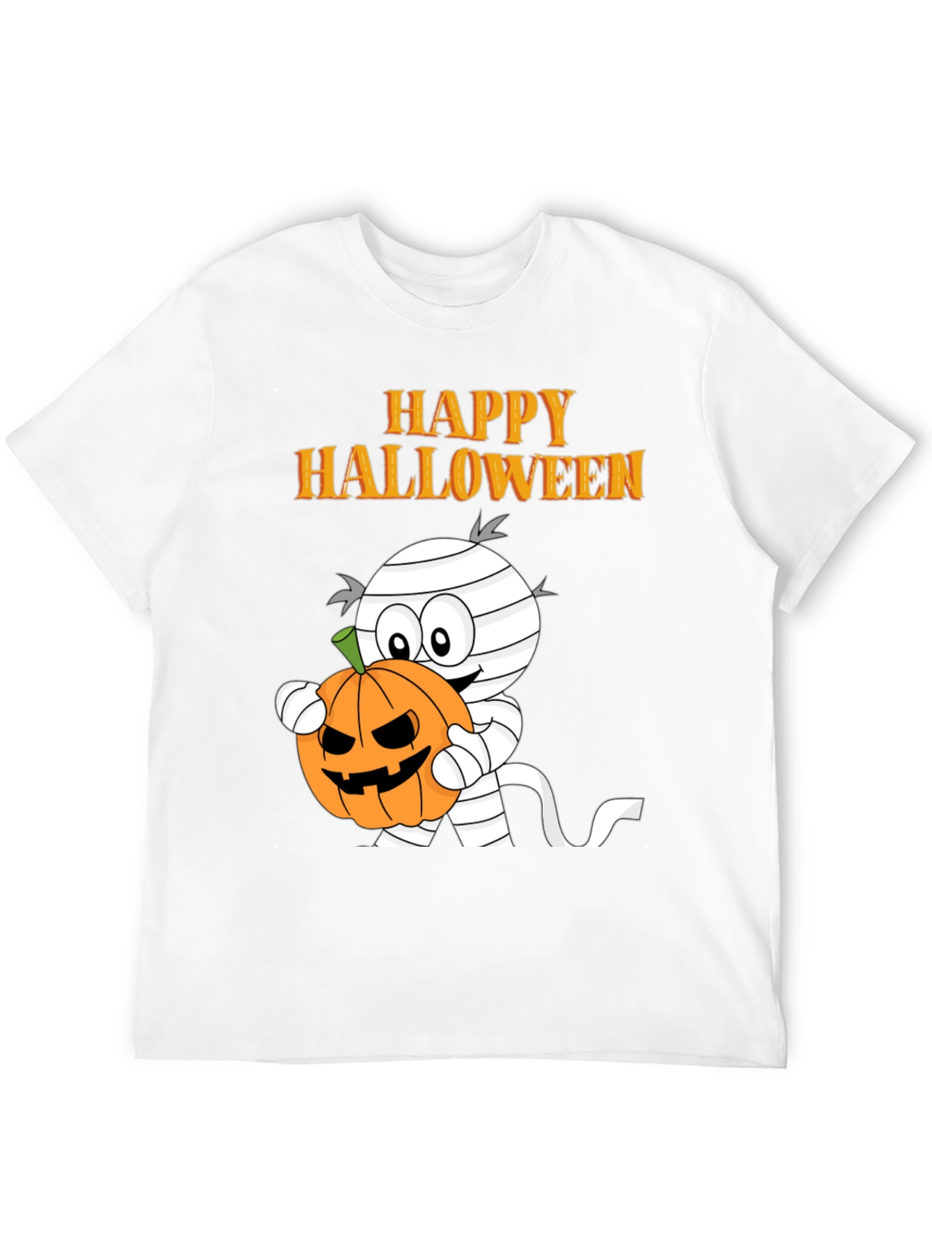 Happy Halloween Mummy Pumpkin T-Shirt