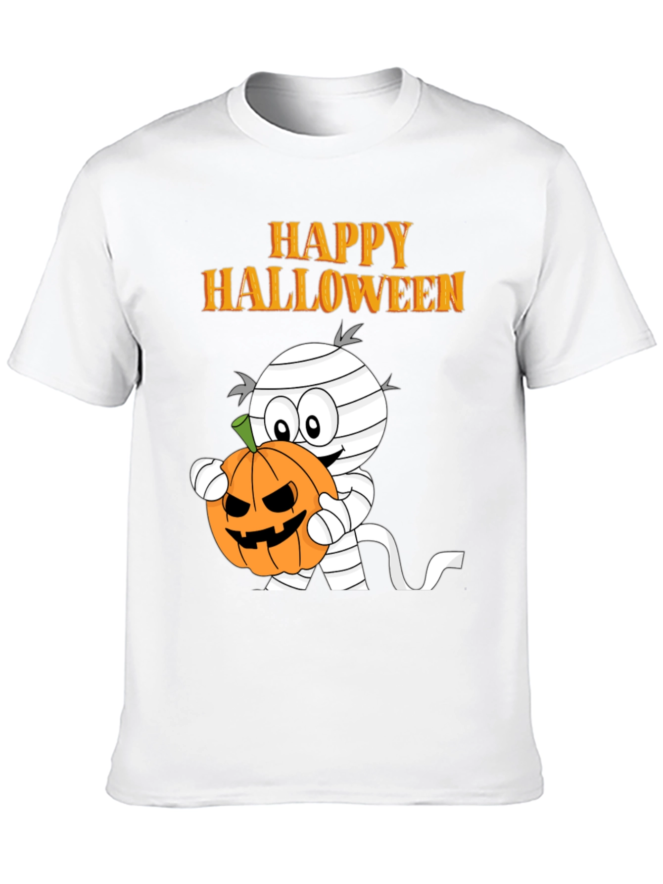 Happy Halloween Mummy Pumpkin T-Shirt