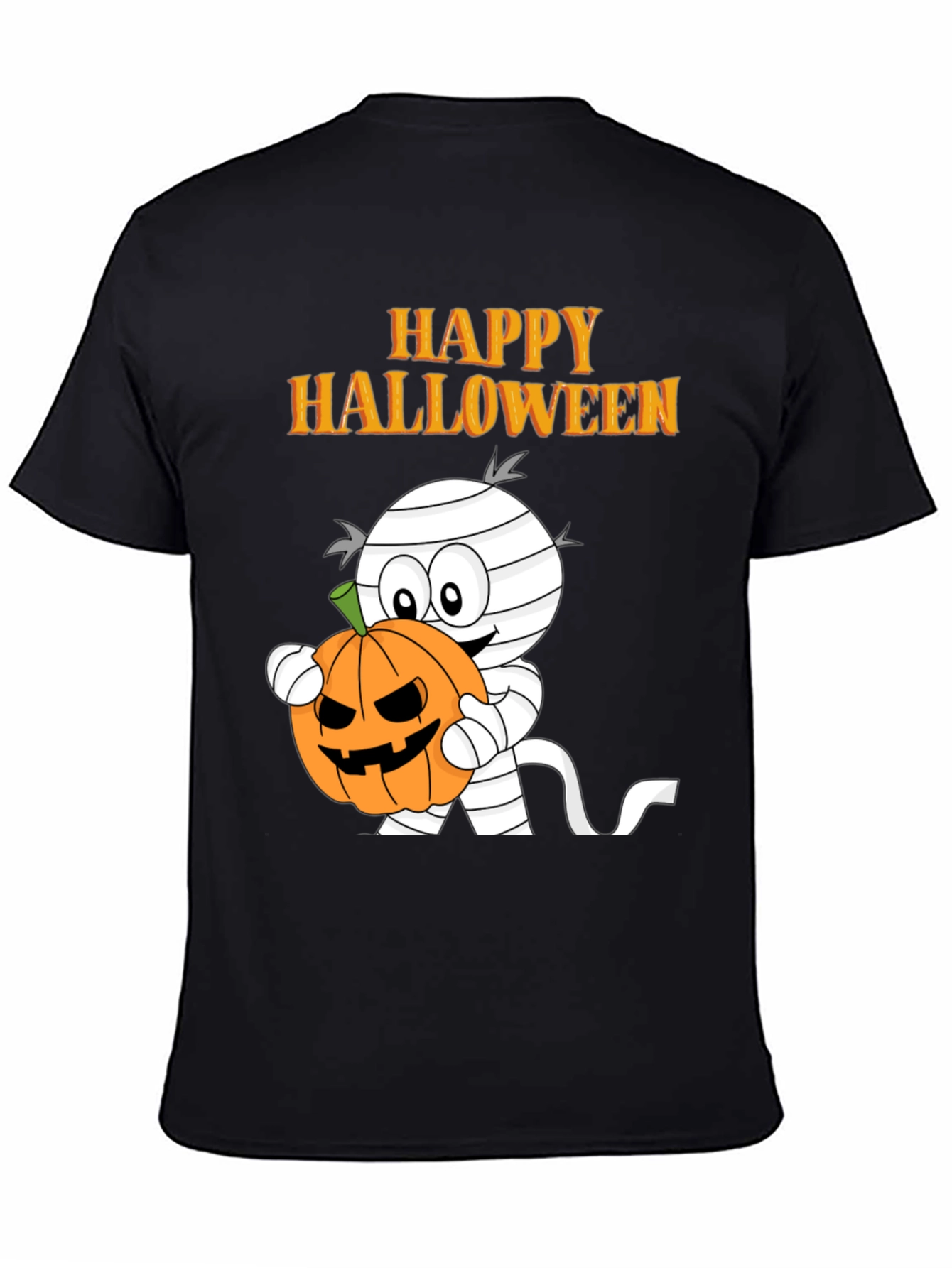 Happy Halloween Mummy Pumpkin T-Shirt