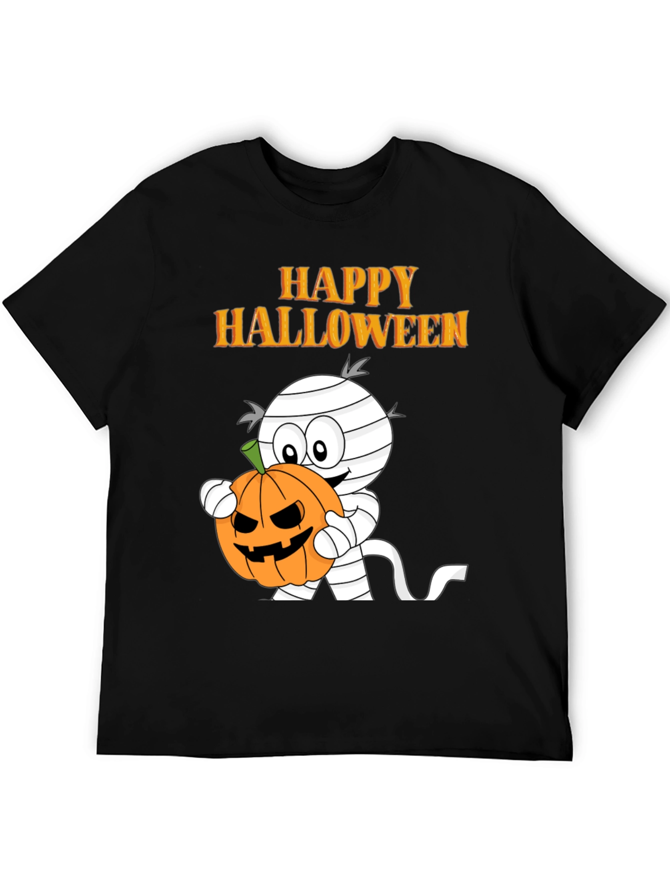 Happy Halloween Mummy Pumpkin T-Shirt