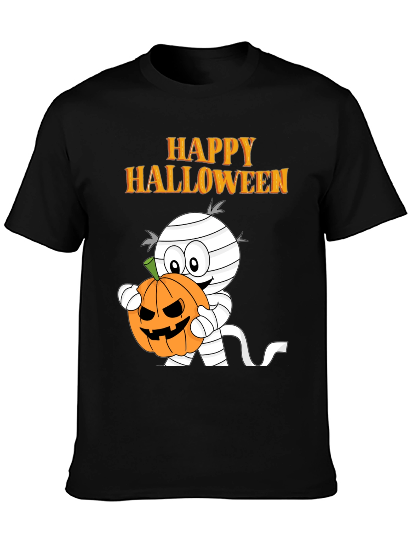 Happy Halloween Mummy Pumpkin T-Shirt