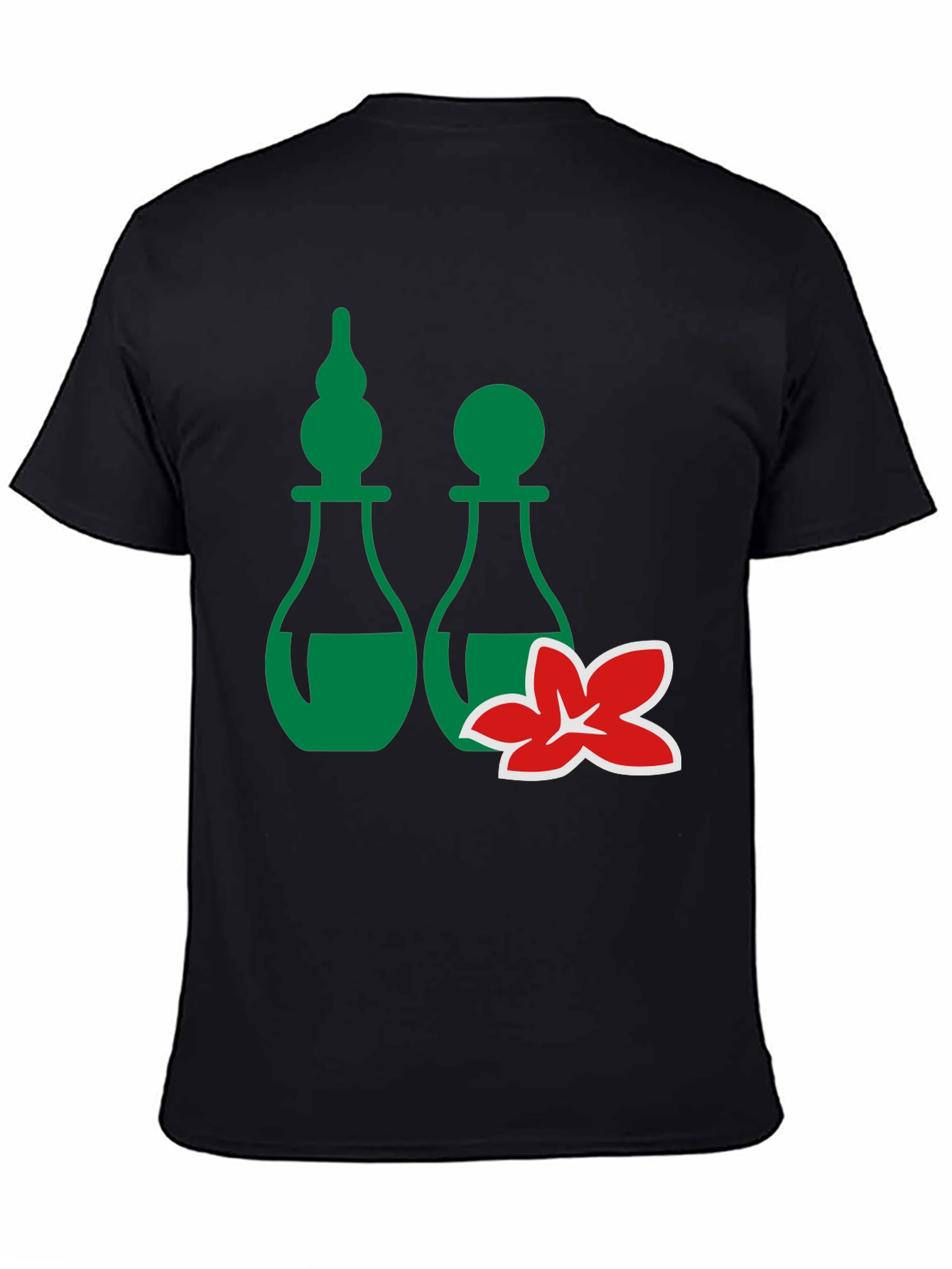Spa Bottles & Flower Graphic Tee