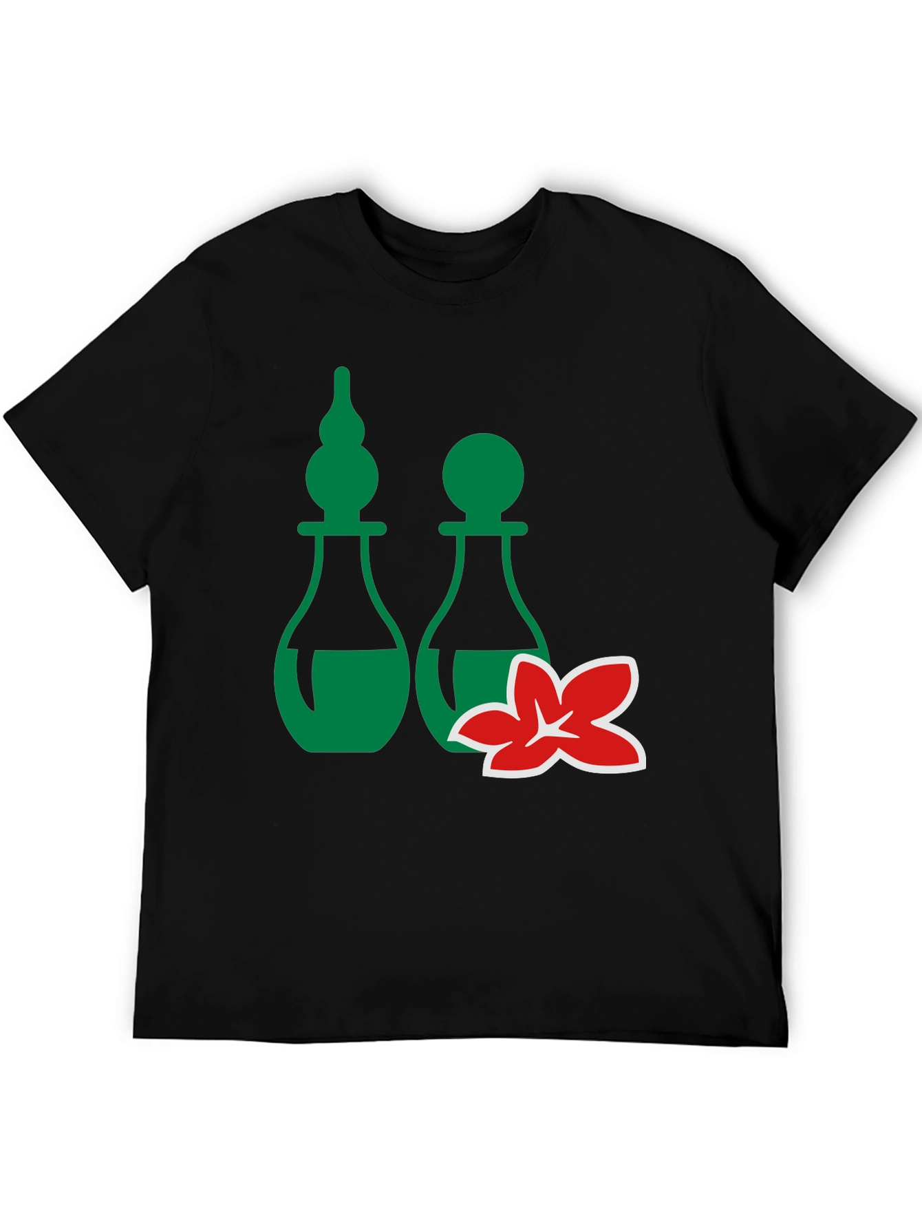 Spa Bottles & Flower Graphic Tee