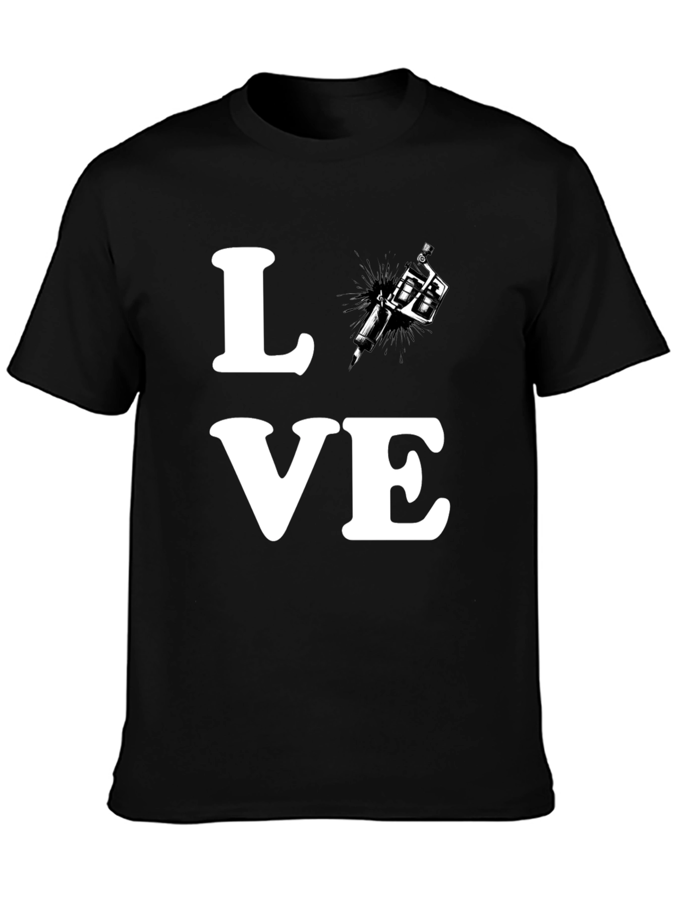 Love Tattoo Artist T-Shirt - Black Graphic Tee
