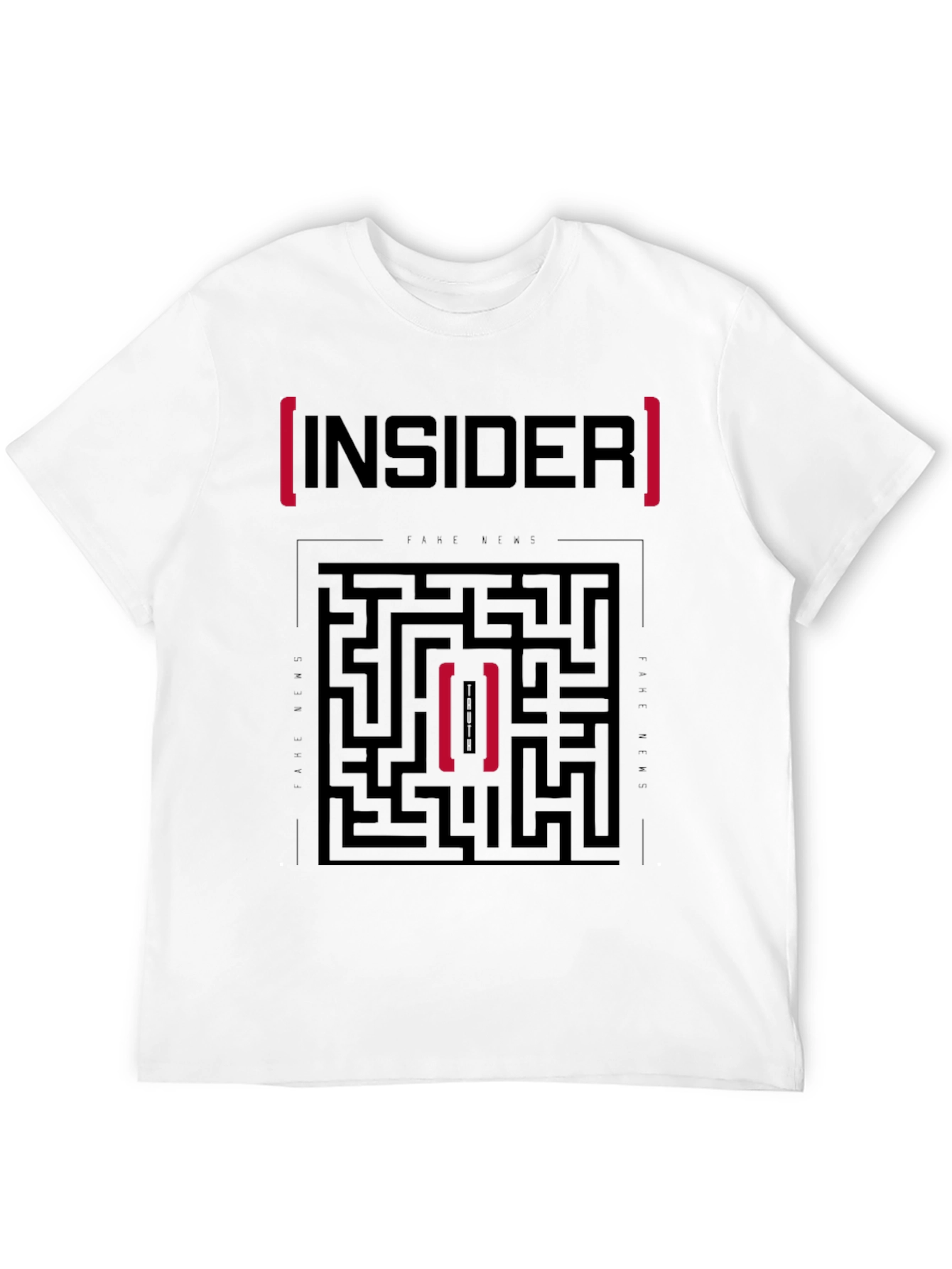 Insider Maze Graphic T-Shirt - Stylish Cotton Tee