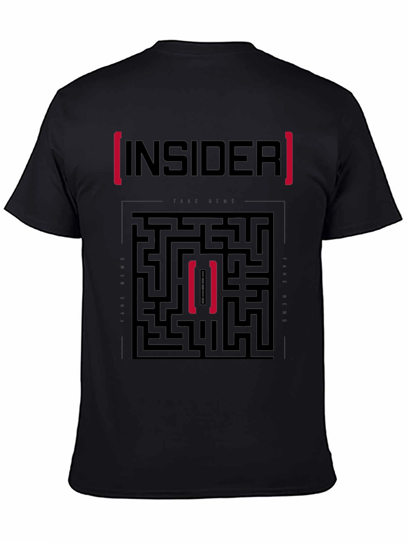 Insider Maze Graphic T-Shirt - Stylish Cotton Tee