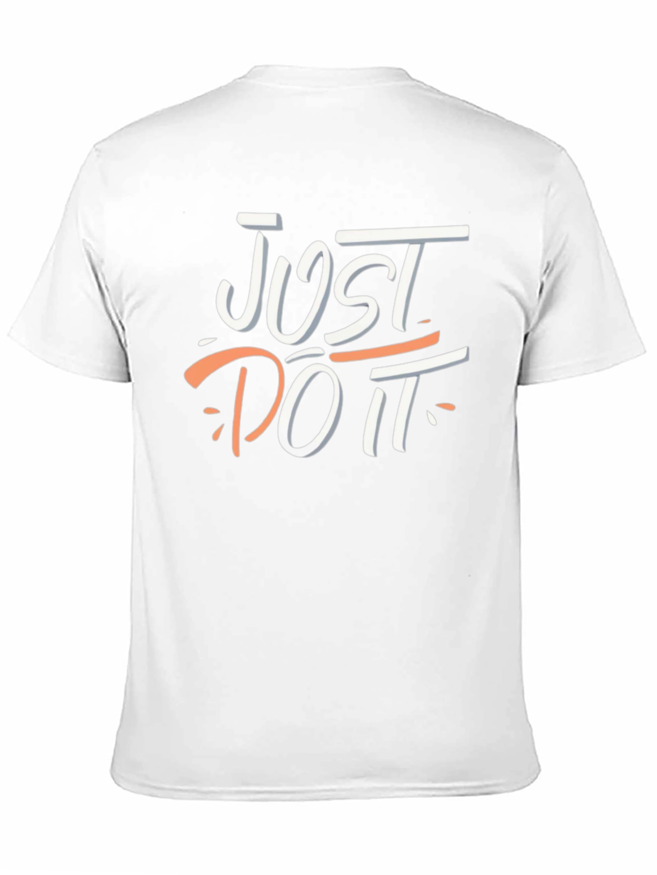 Just Do It Graphic Tee - Black Cotton T-Shirt