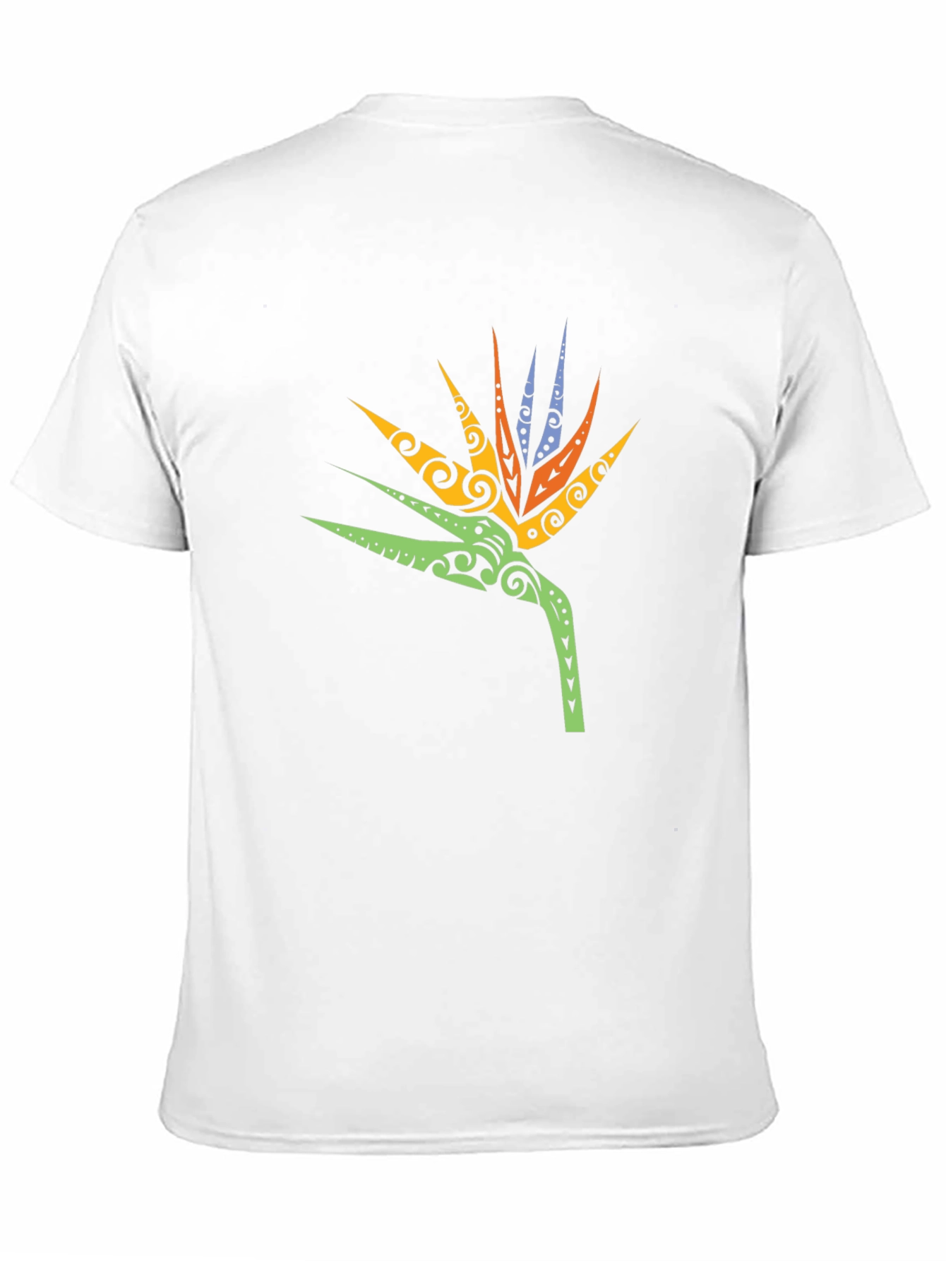 Tribal Bird of Paradise Mens T-Shirt