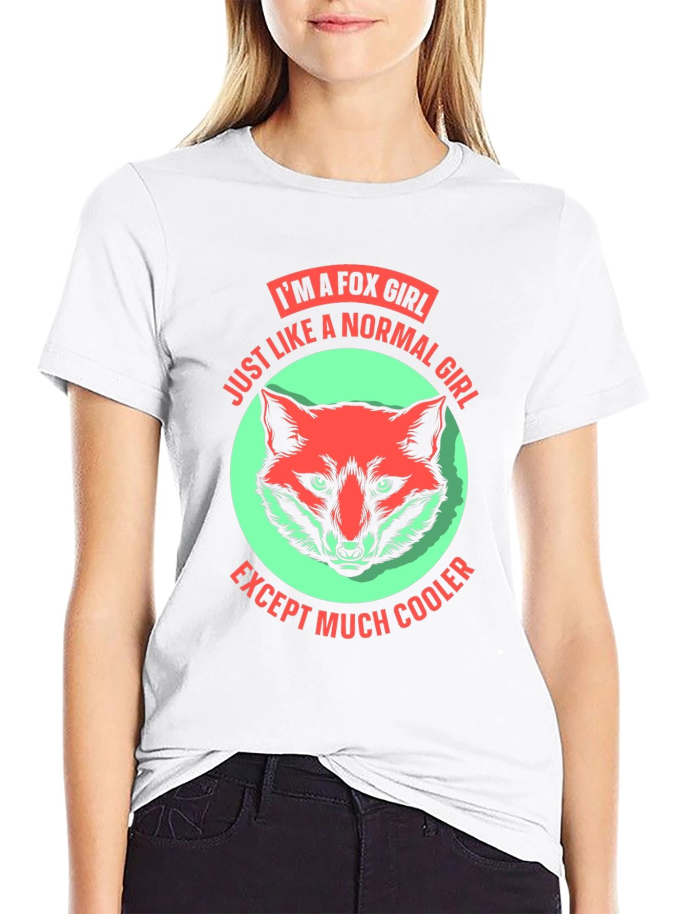 Im A Fox Girl T-Shirt Fun Novelty Tee