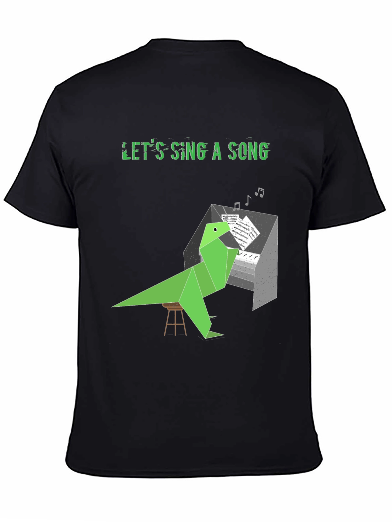 Musical Dino T-Shirt - Lets Sing A Song