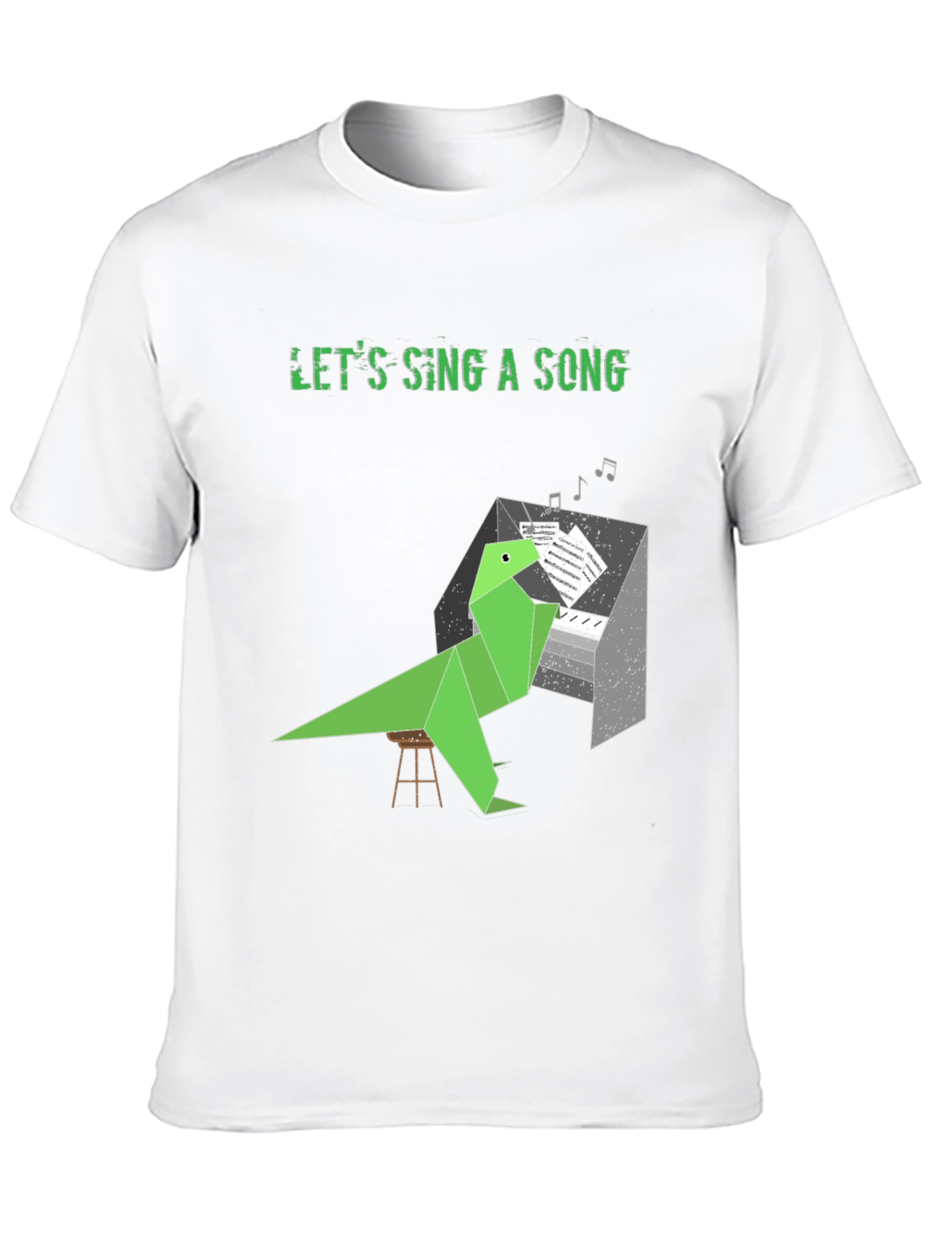 Musical Dino T-Shirt - Lets Sing A Song