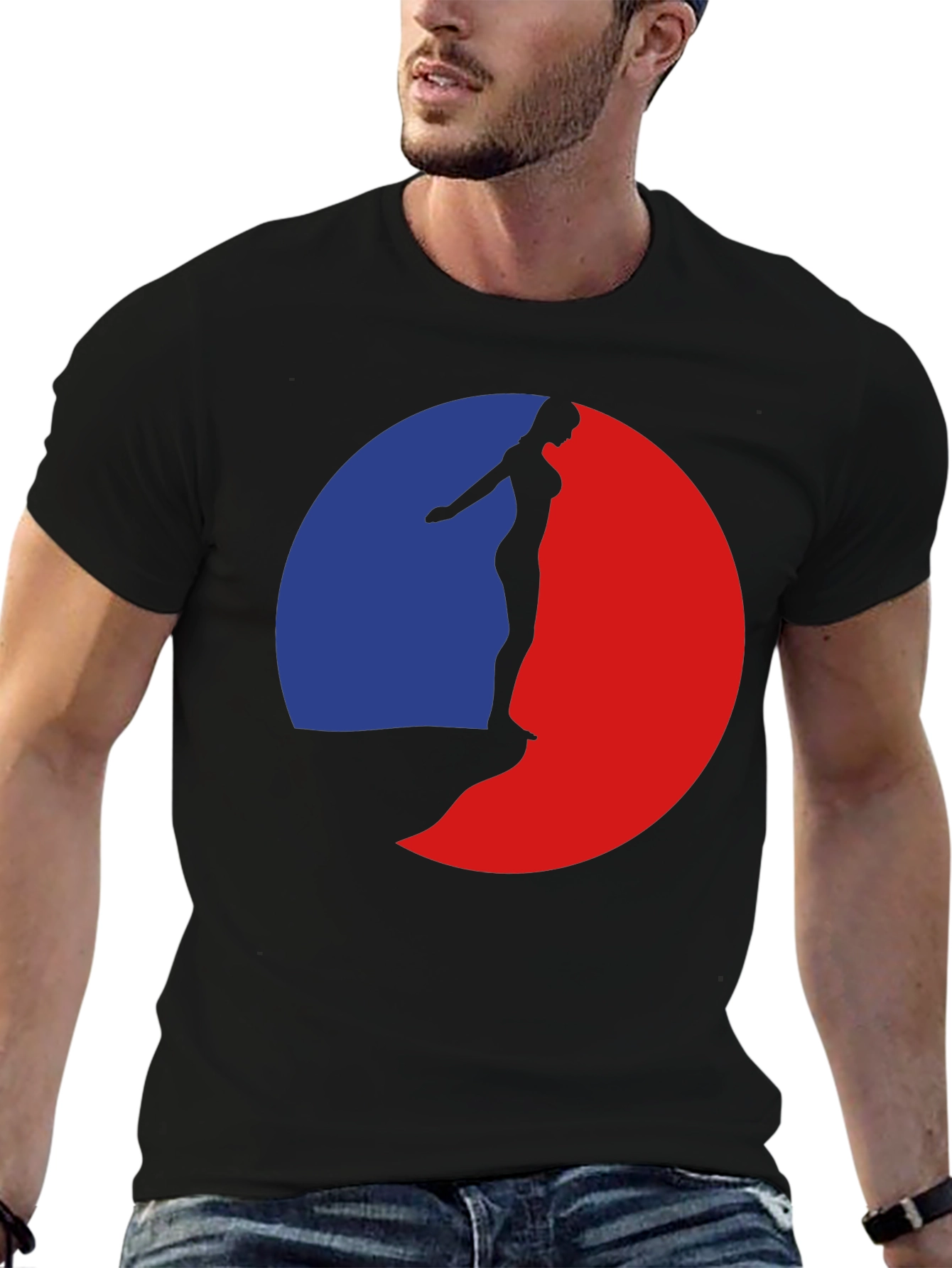 Silhouette Diver Graphic T-Shirt