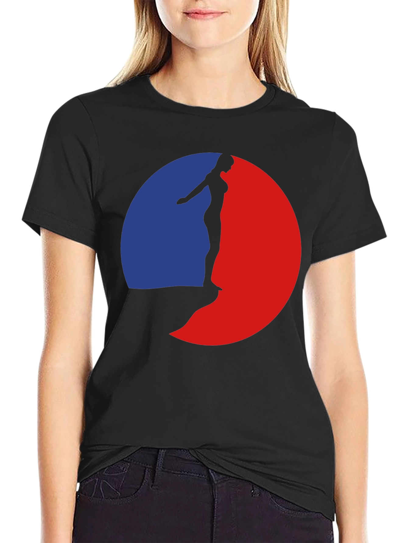 Silhouette Diver Graphic T-Shirt