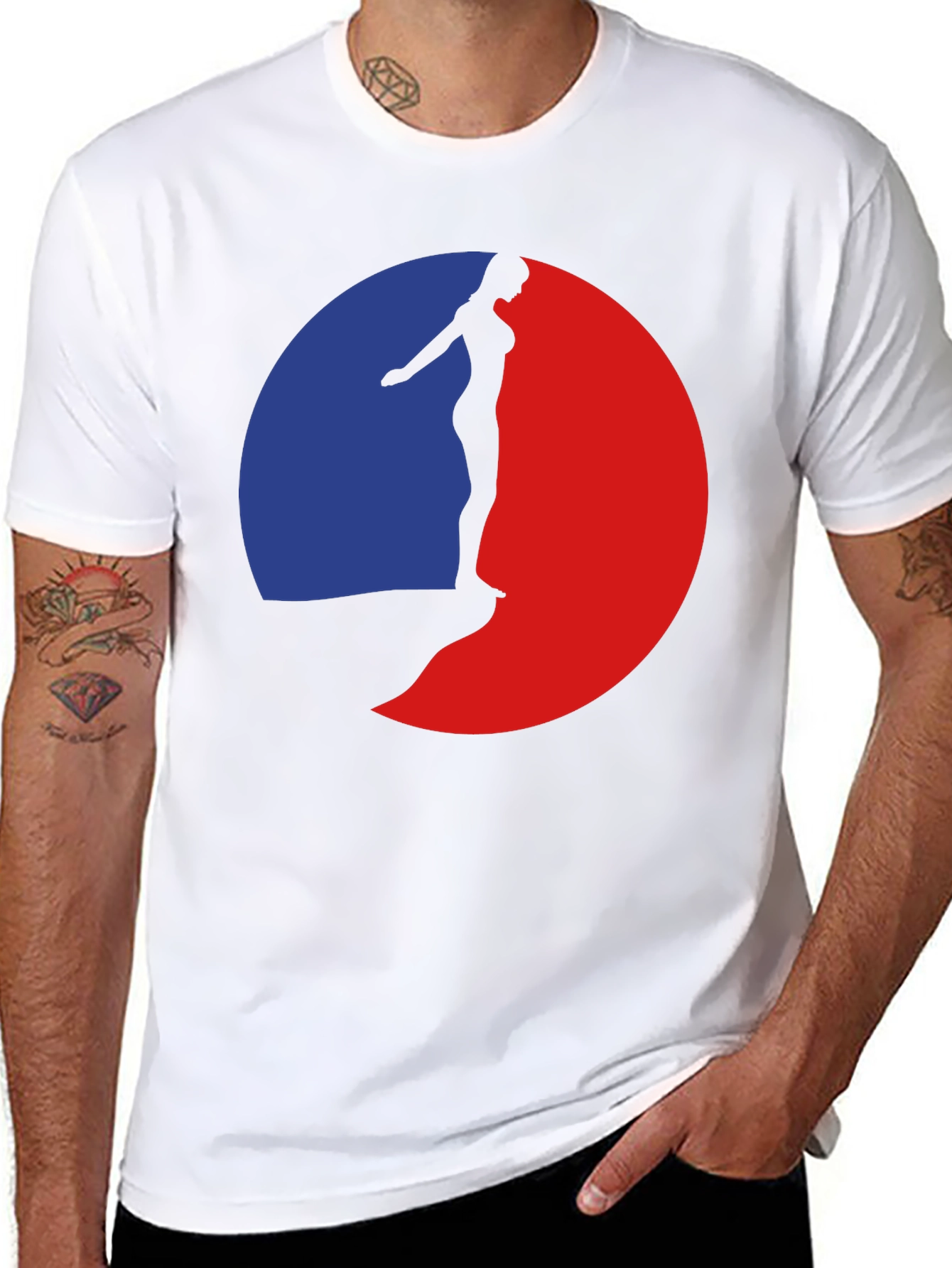 Silhouette Diver Graphic T-Shirt