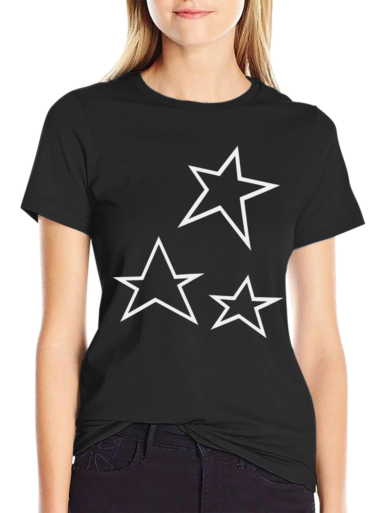 Star Graphic Black T-Shirt