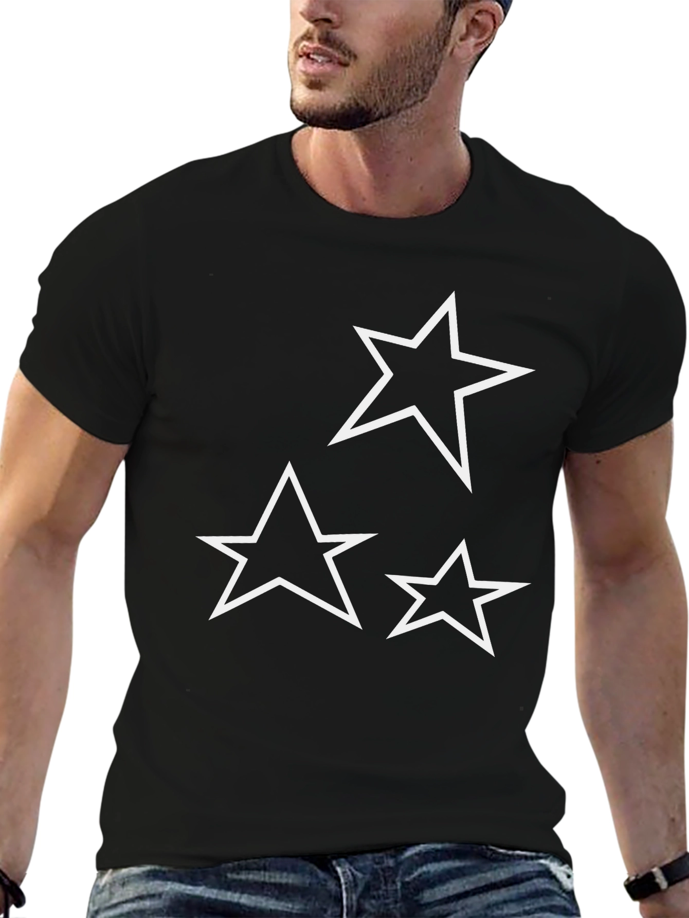 Star Graphic Black T-Shirt