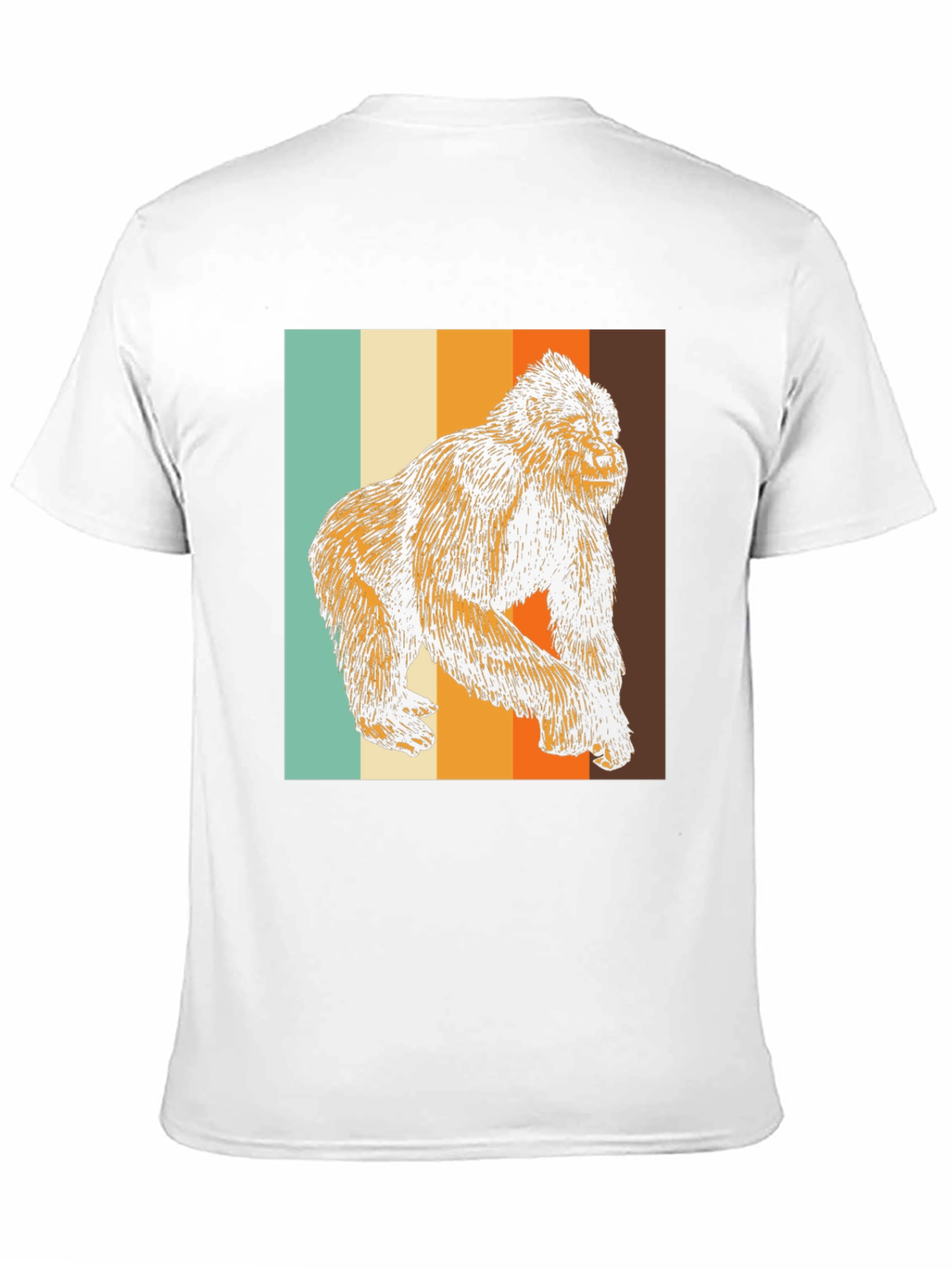 Retro Gorilla Graphic Tee - Cool Animal T-Shirt