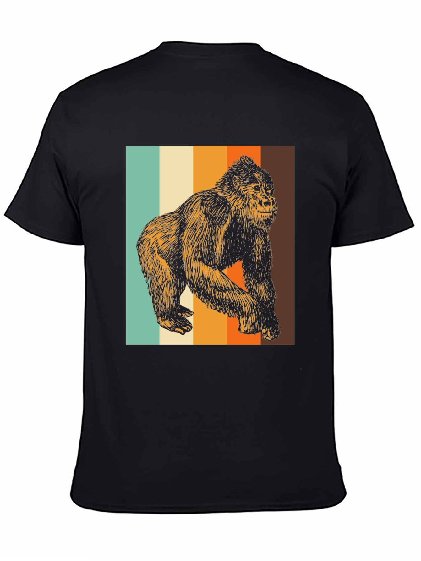 Retro Gorilla Graphic Tee - Cool Animal T-Shirt
