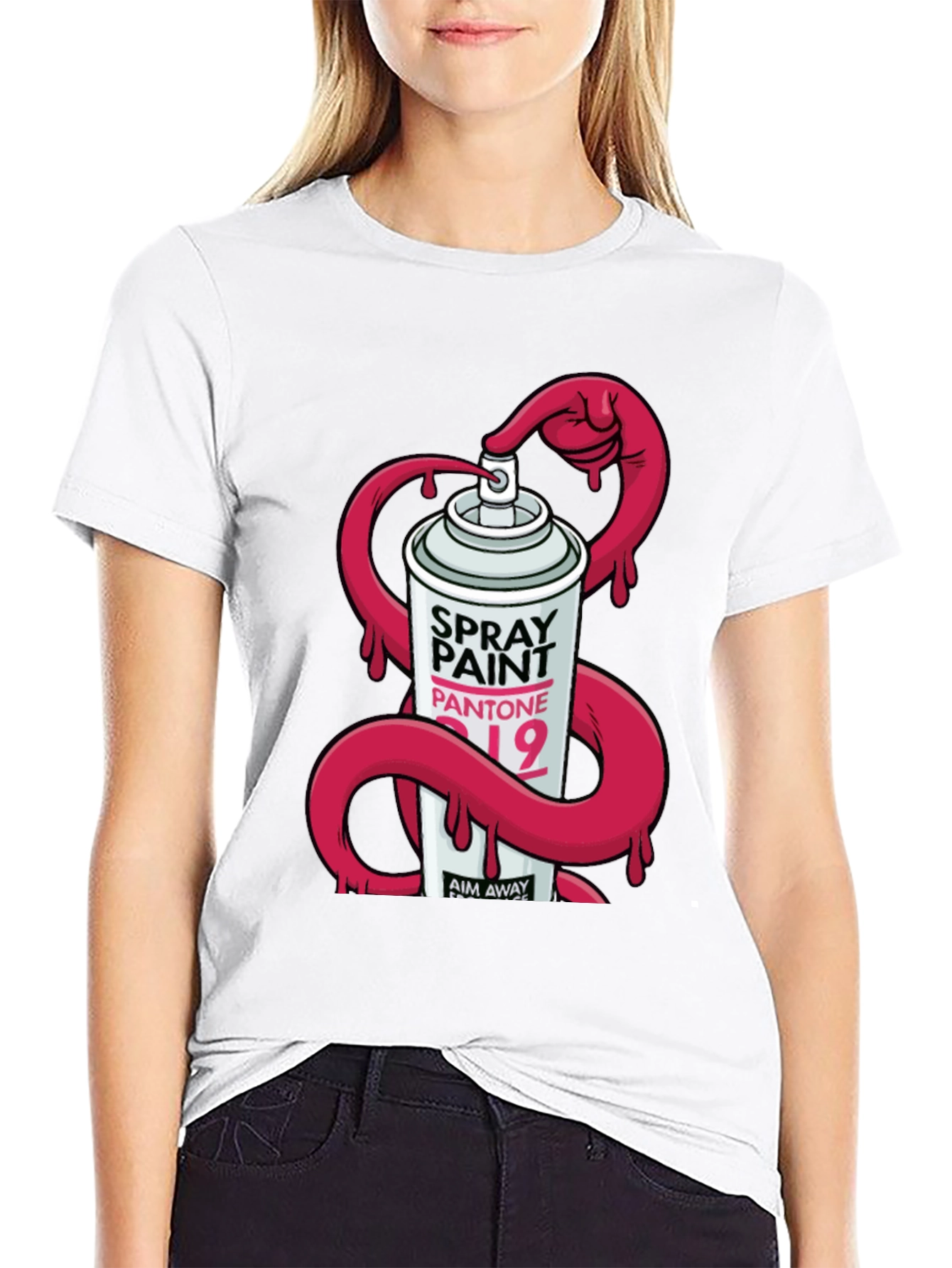 Spray Paint Graphic Tee