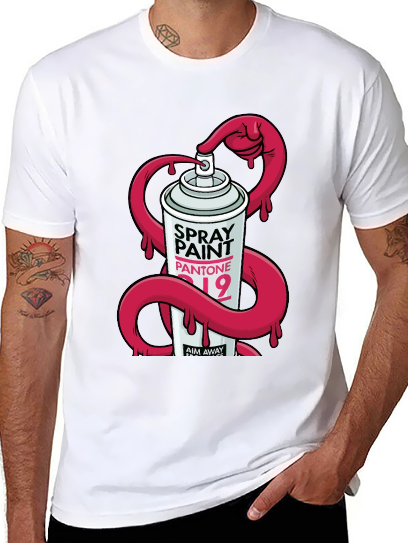 Spray Paint Graphic Tee