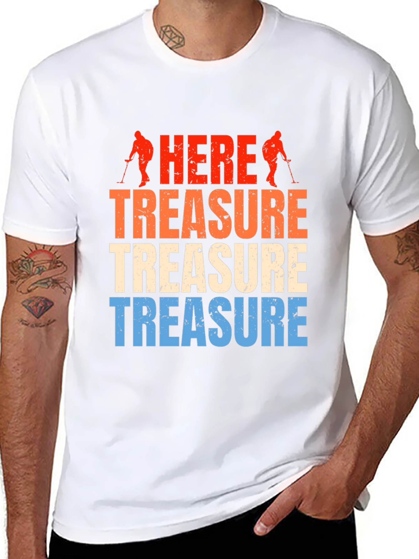 Here Treasure Hockey Graphic T-Shirt