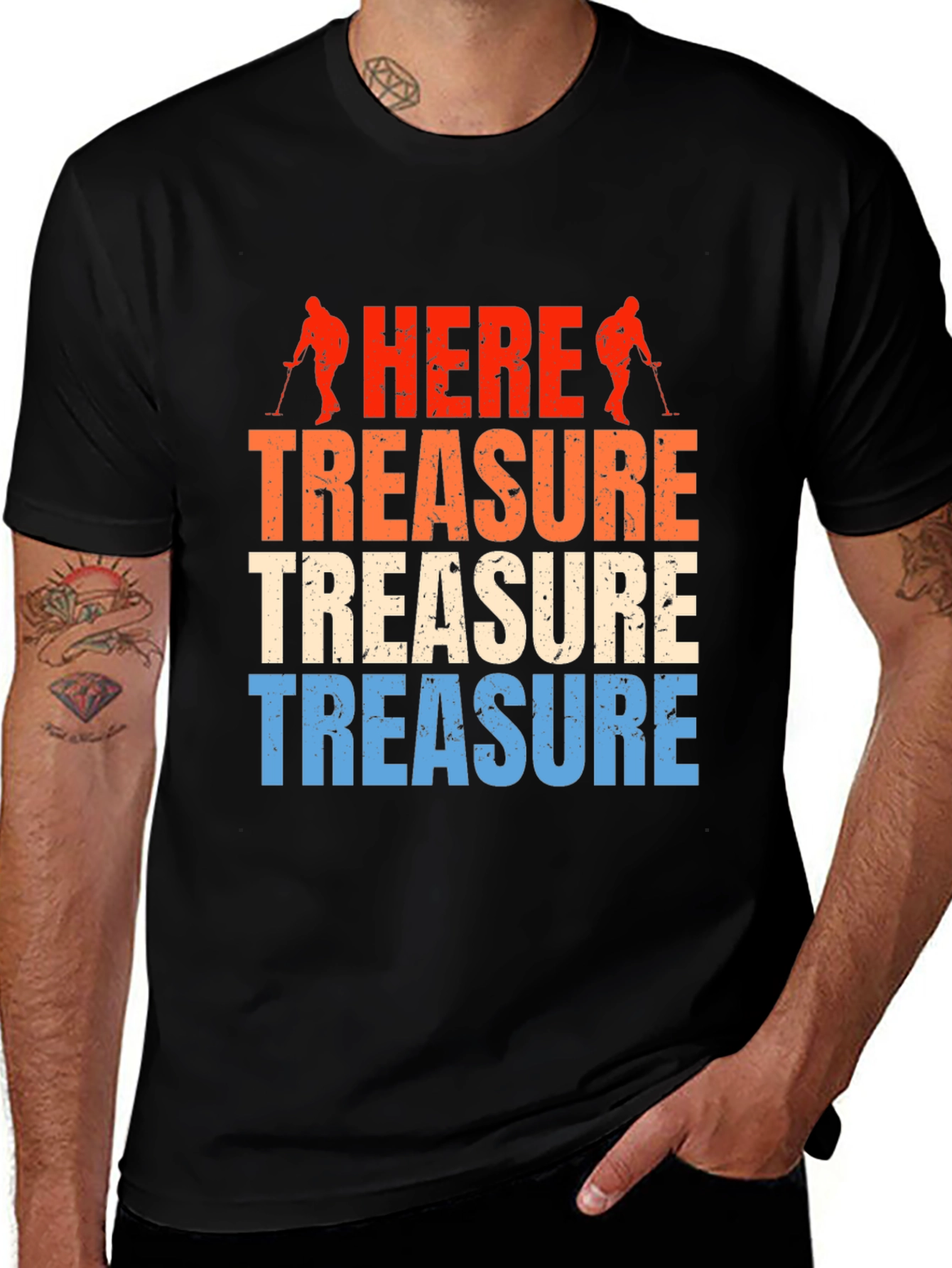 Here Treasure Hockey Graphic T-Shirt