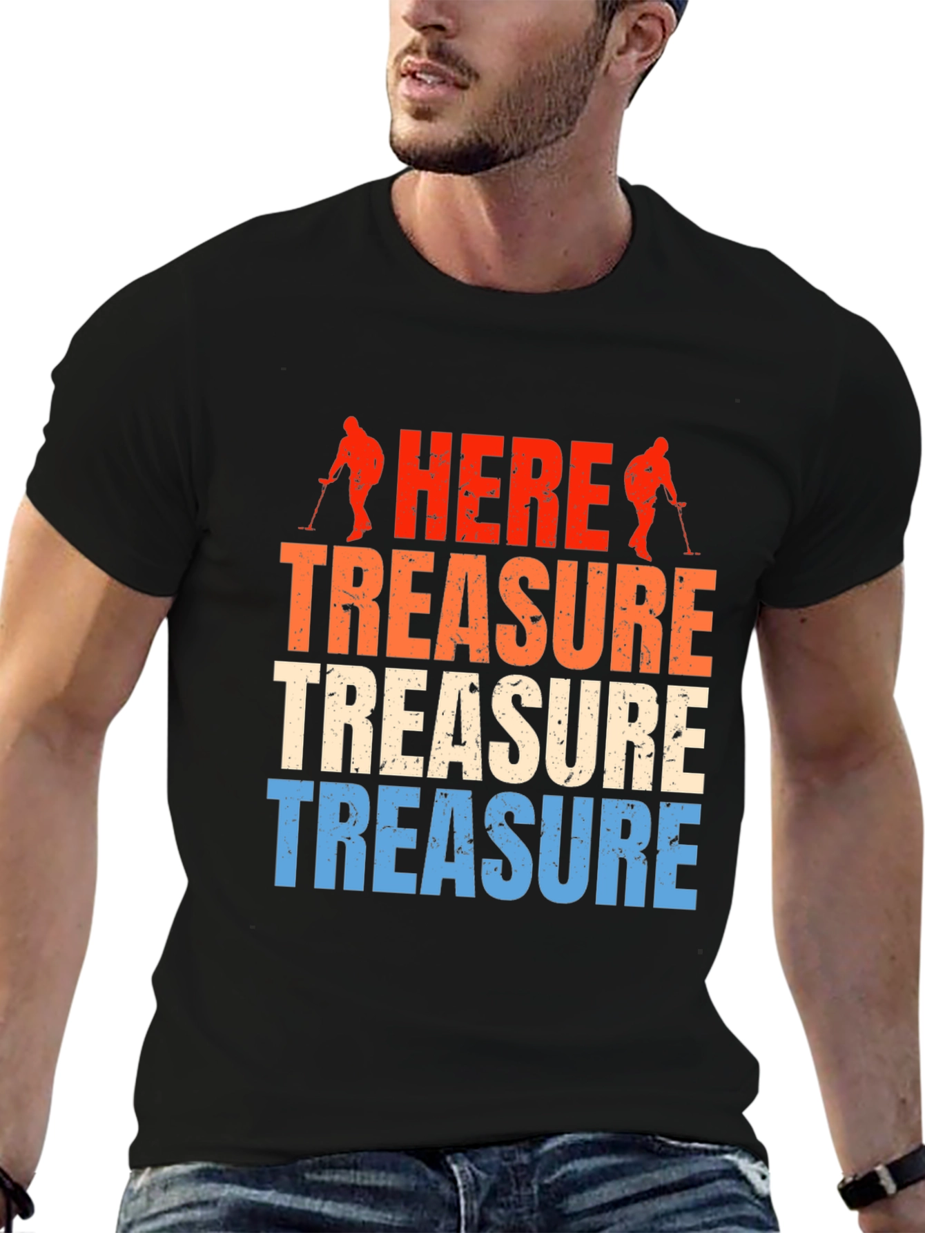 Here Treasure Hockey Graphic T-Shirt