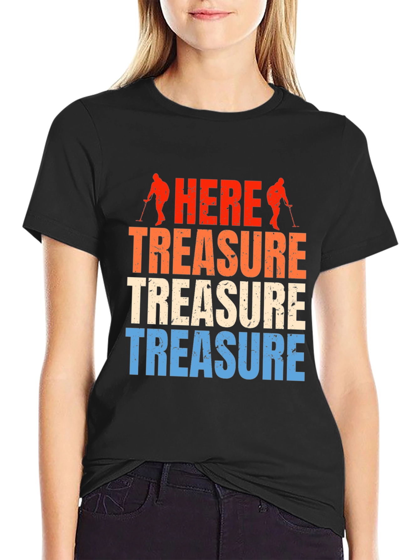 Here Treasure Hockey Graphic T-Shirt