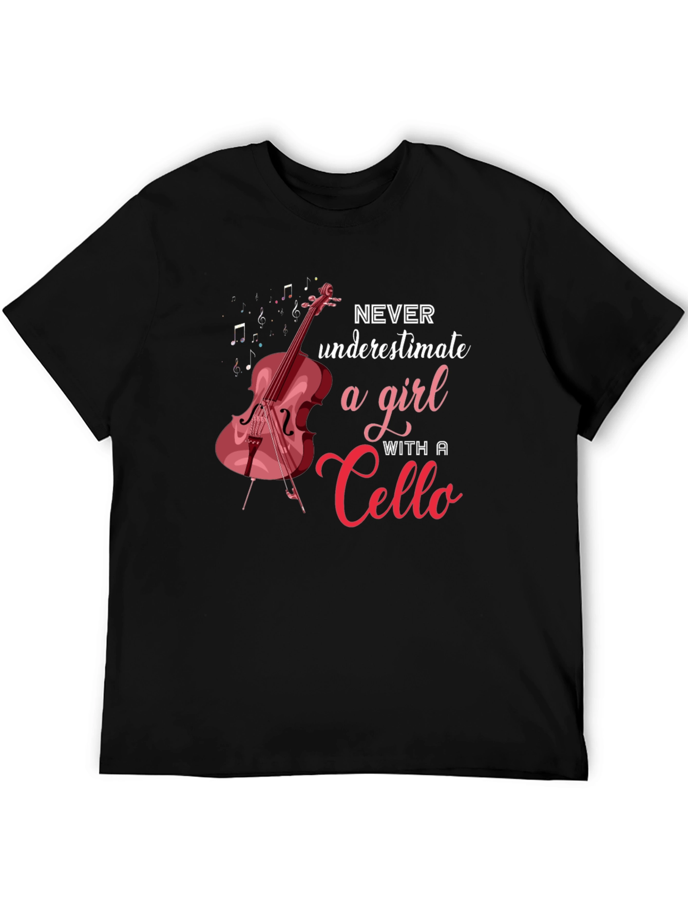 Cello Girl T-Shirt: Music Lover Tee