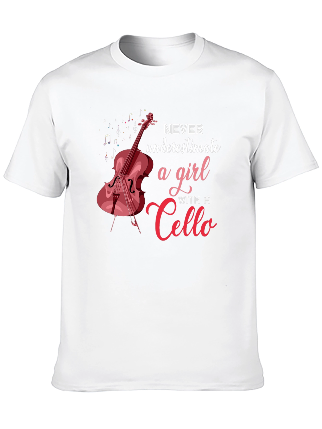 Cello Girl T-Shirt: Music Lover Tee