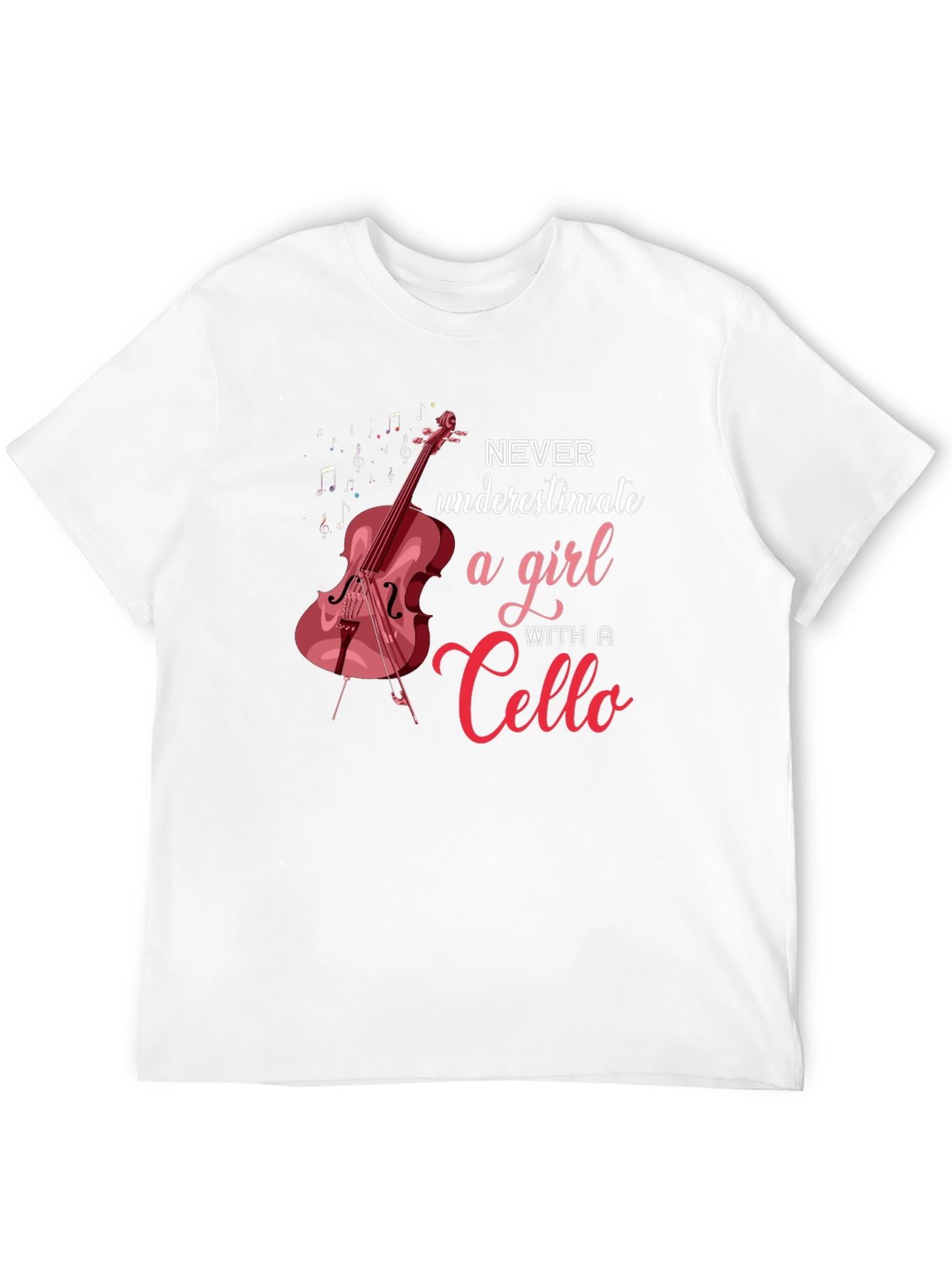 Cello Girl T-Shirt: Music Lover Tee
