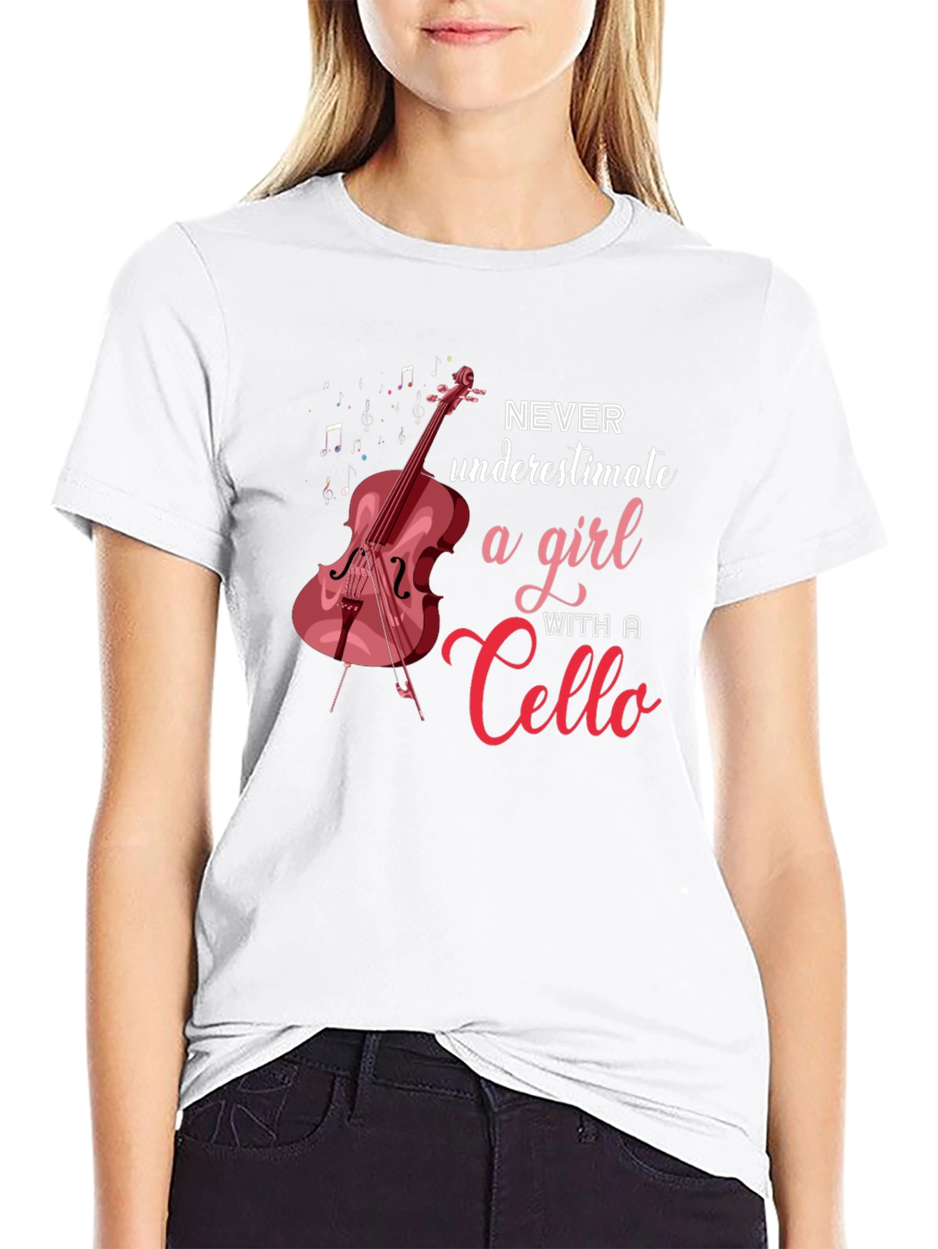 Cello Girl T-Shirt: Music Lover Tee