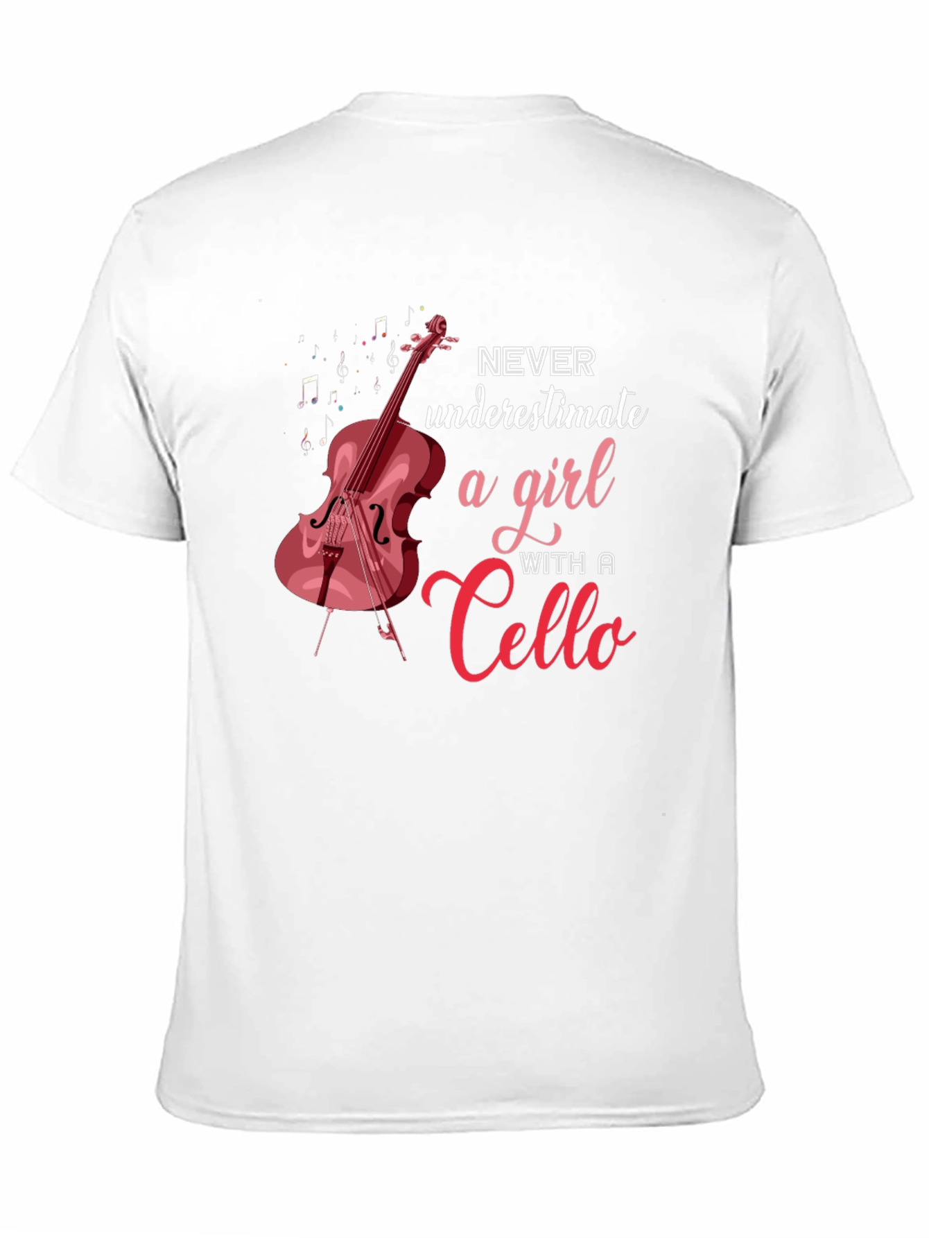 Cello Girl T-Shirt: Music Lover Tee