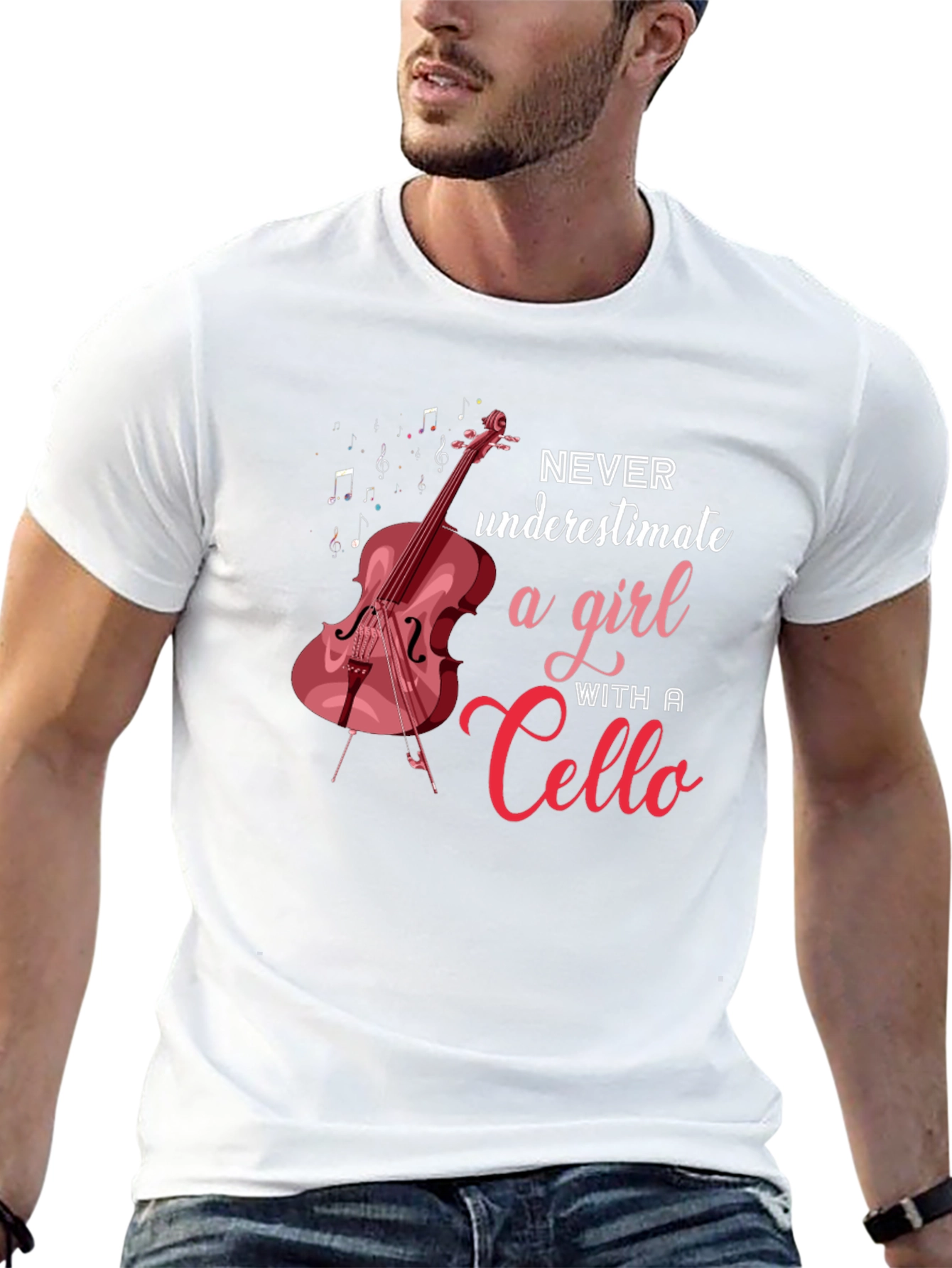 Cello Girl T-Shirt: Music Lover Tee