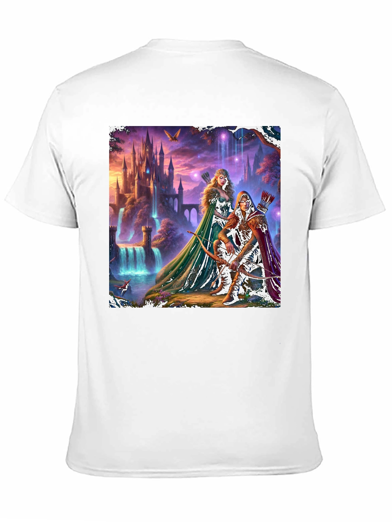 Fantasy Castle Archer T-Shirt