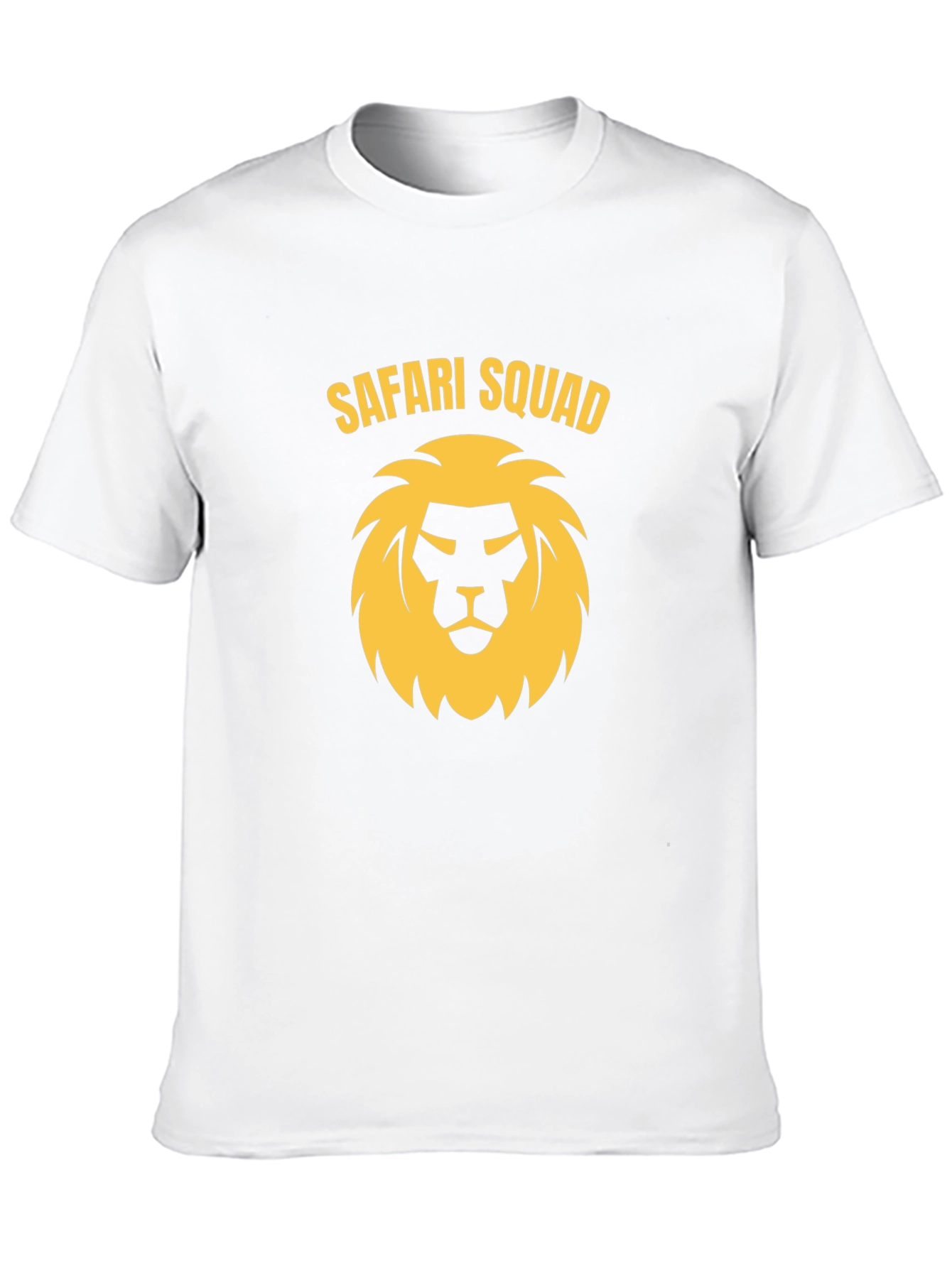 Safari Squad Graphic Tee - Black Cotton T-Shirt