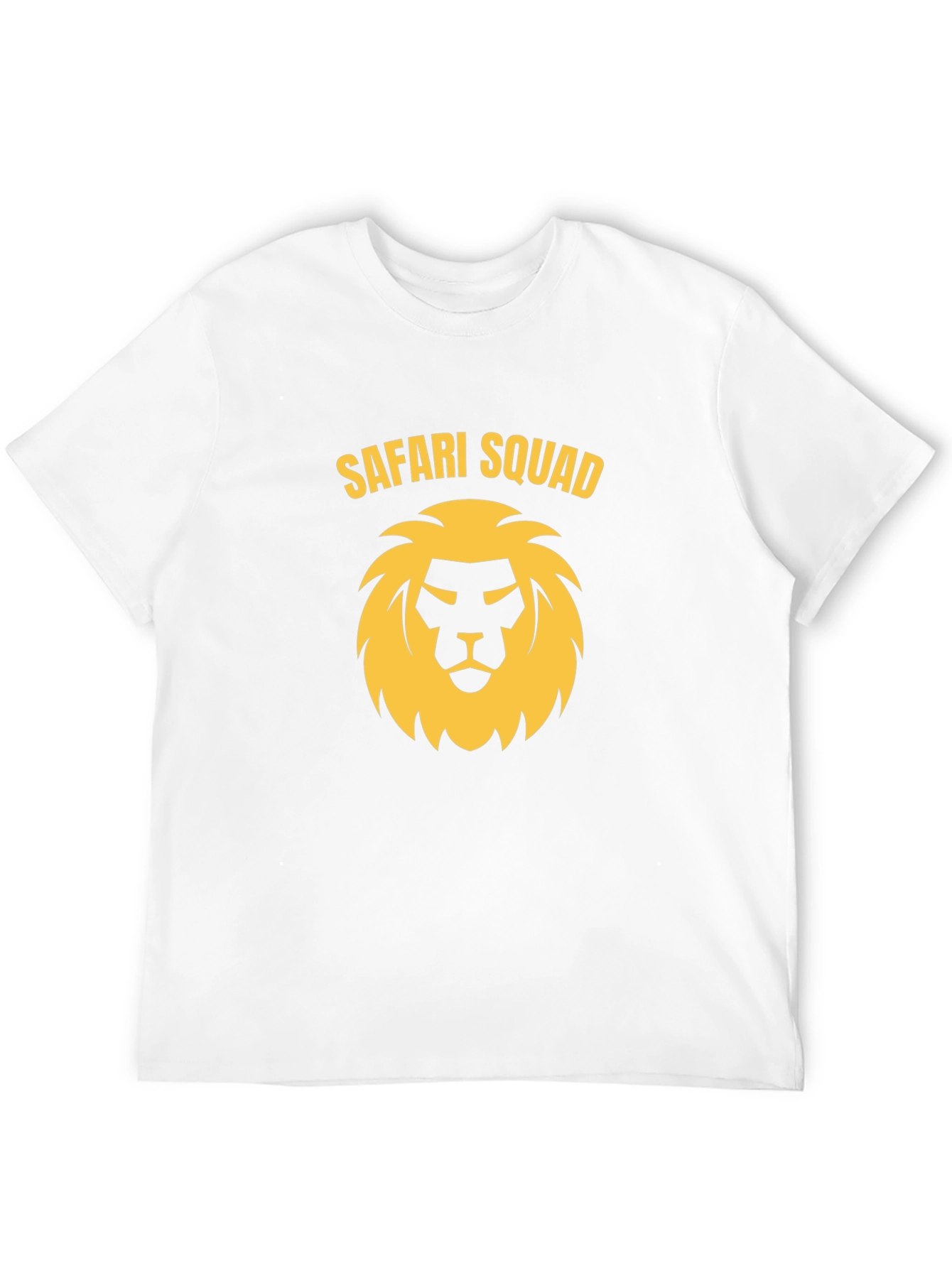 Safari Squad Graphic Tee - Black Cotton T-Shirt