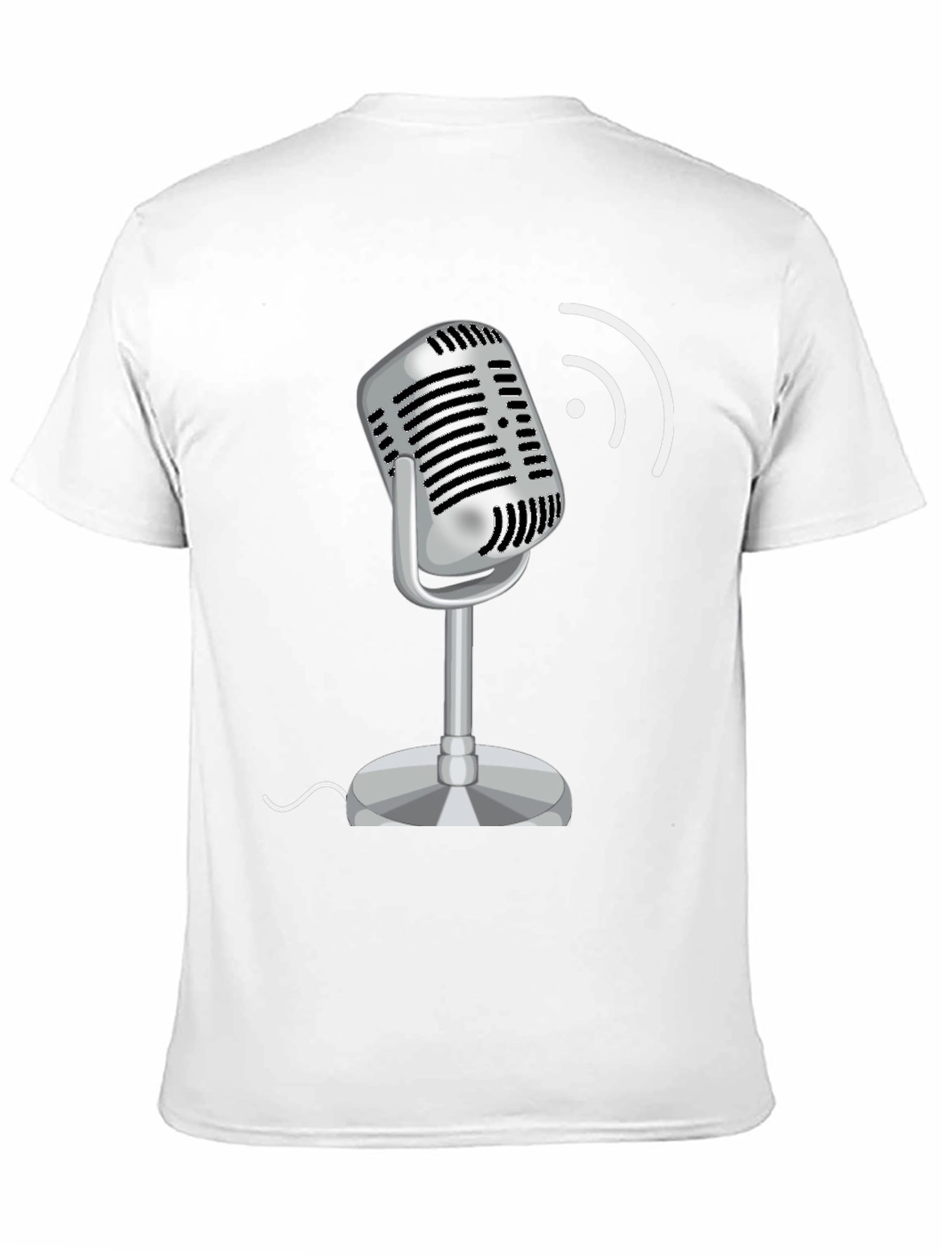 Retro Microphone Graphic T-Shirt