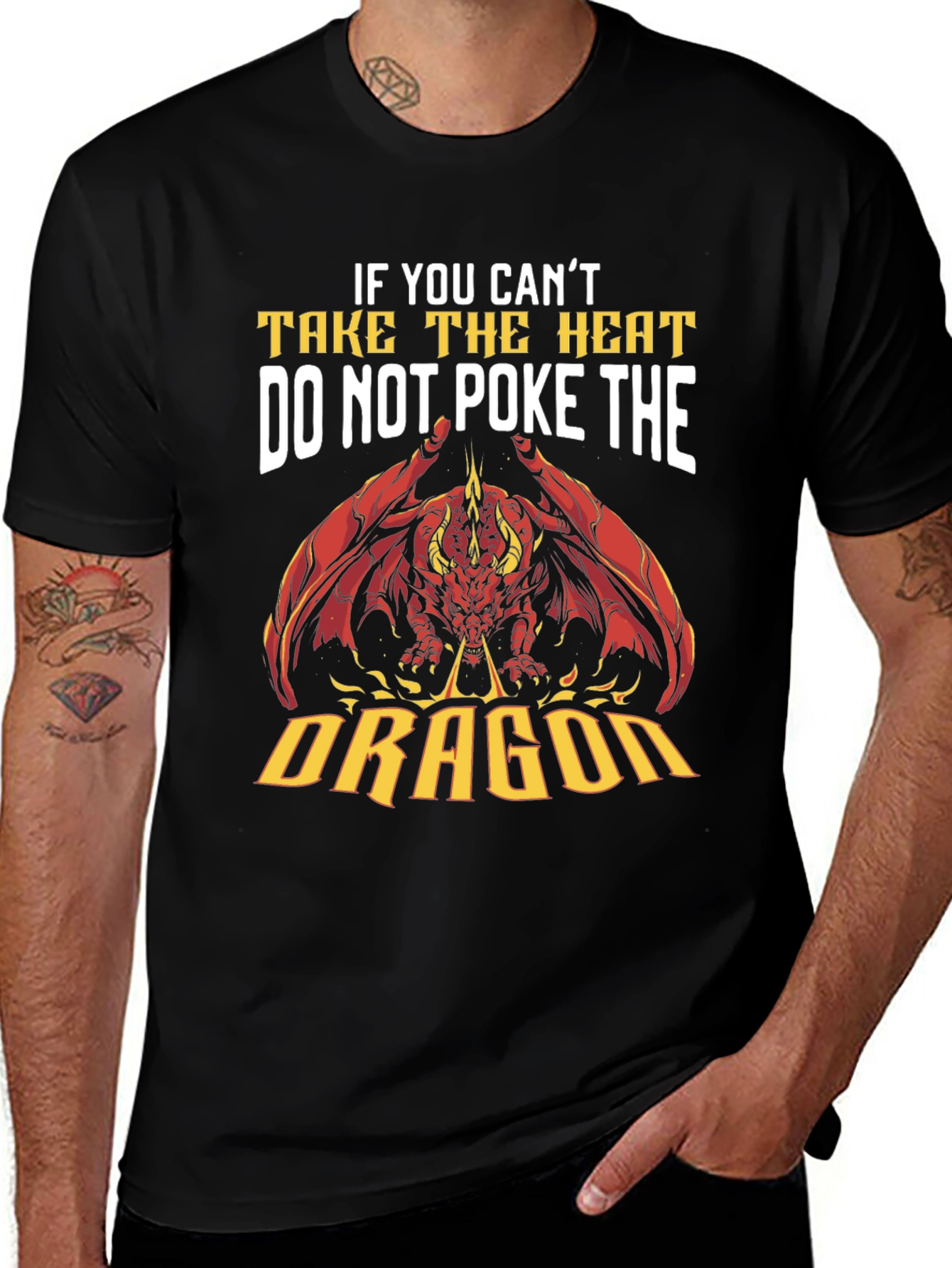 Dragon Graphic T-Shirt - Take the Heat