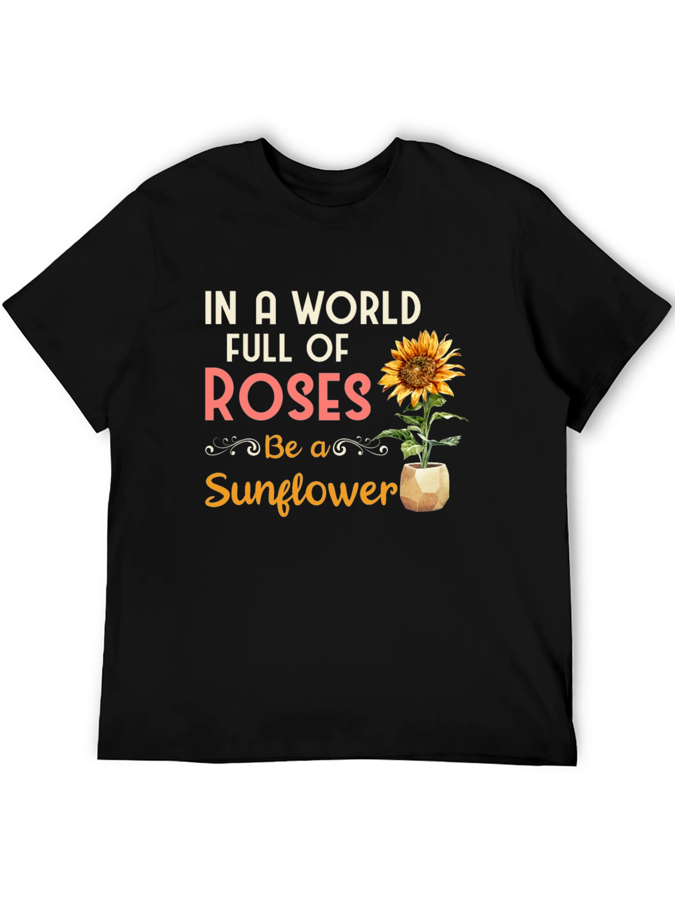Be a Sunflower Graphic T-Shirt