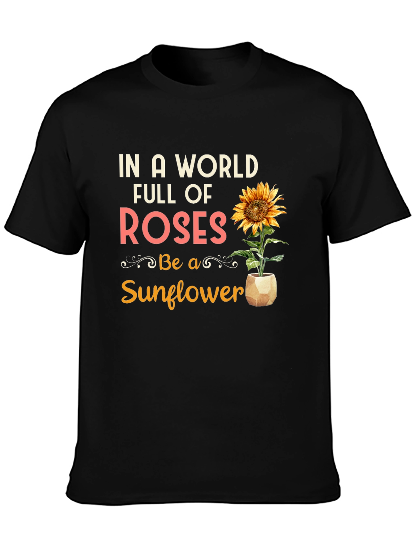 Be a Sunflower Graphic T-Shirt