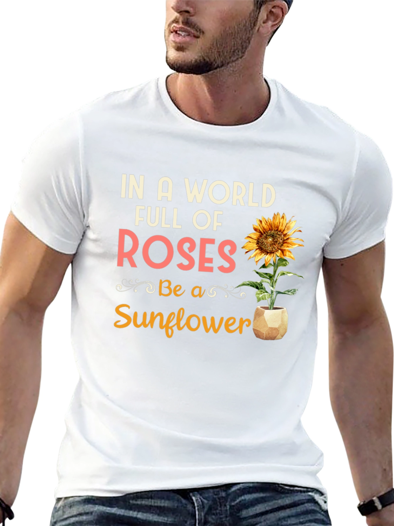 Be a Sunflower Graphic T-Shirt